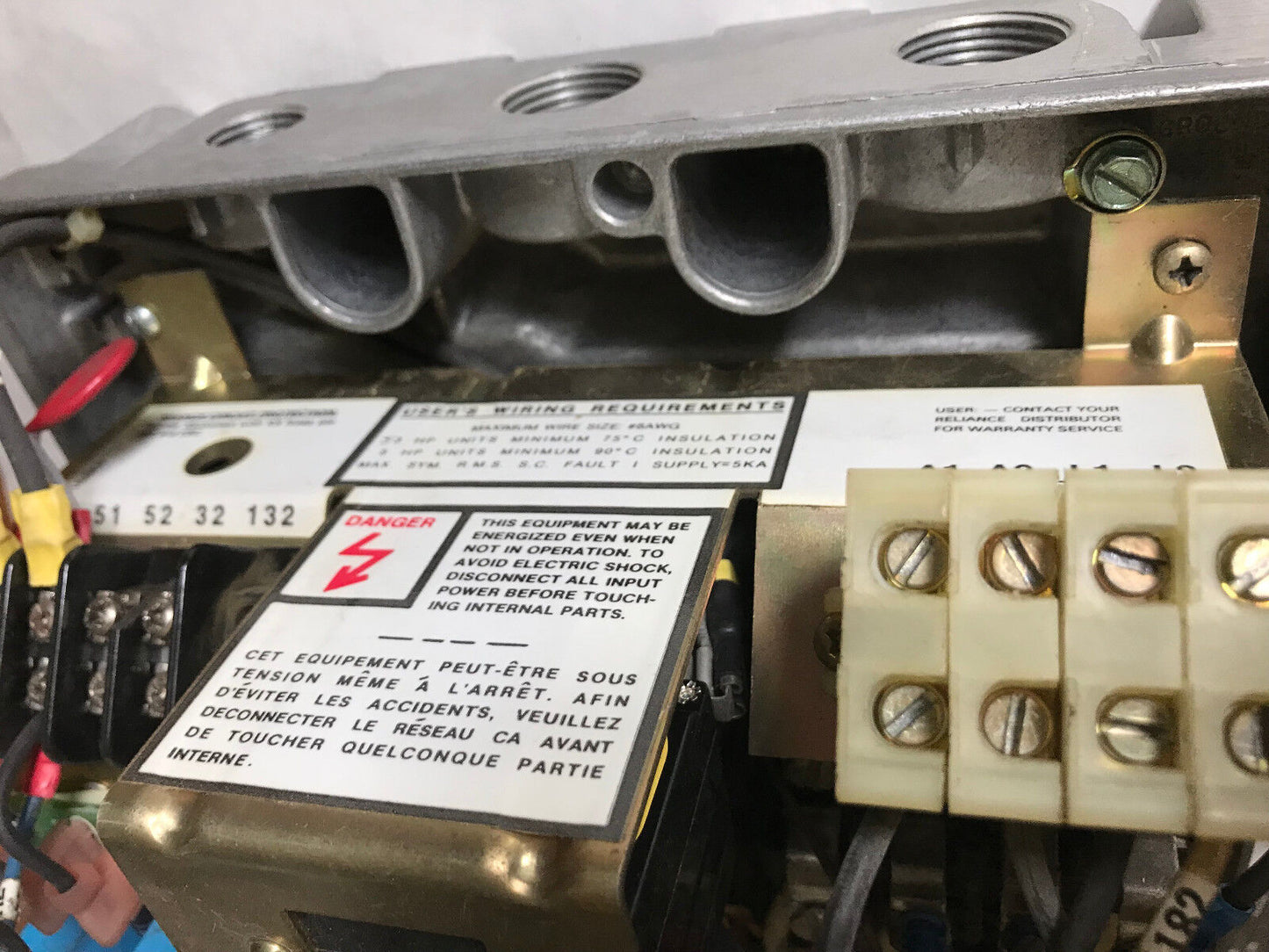 Reliance Electric Regen Minipak Plus 14C40 Dc Drive .75 Hp 90 Vdc 1 Ph,1000 A,Er