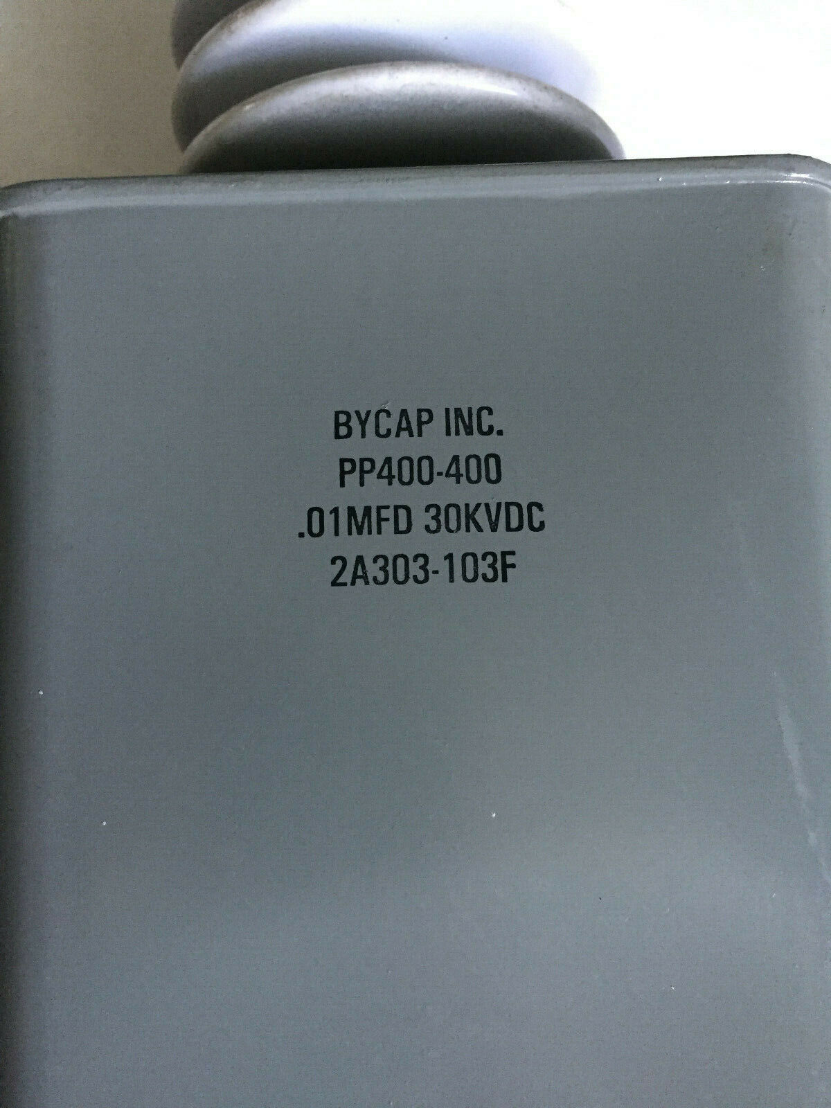 New Bycap Inc Pp400-400 .01Mfd 30Kvdc 2A303-103F Capacitor,Sl