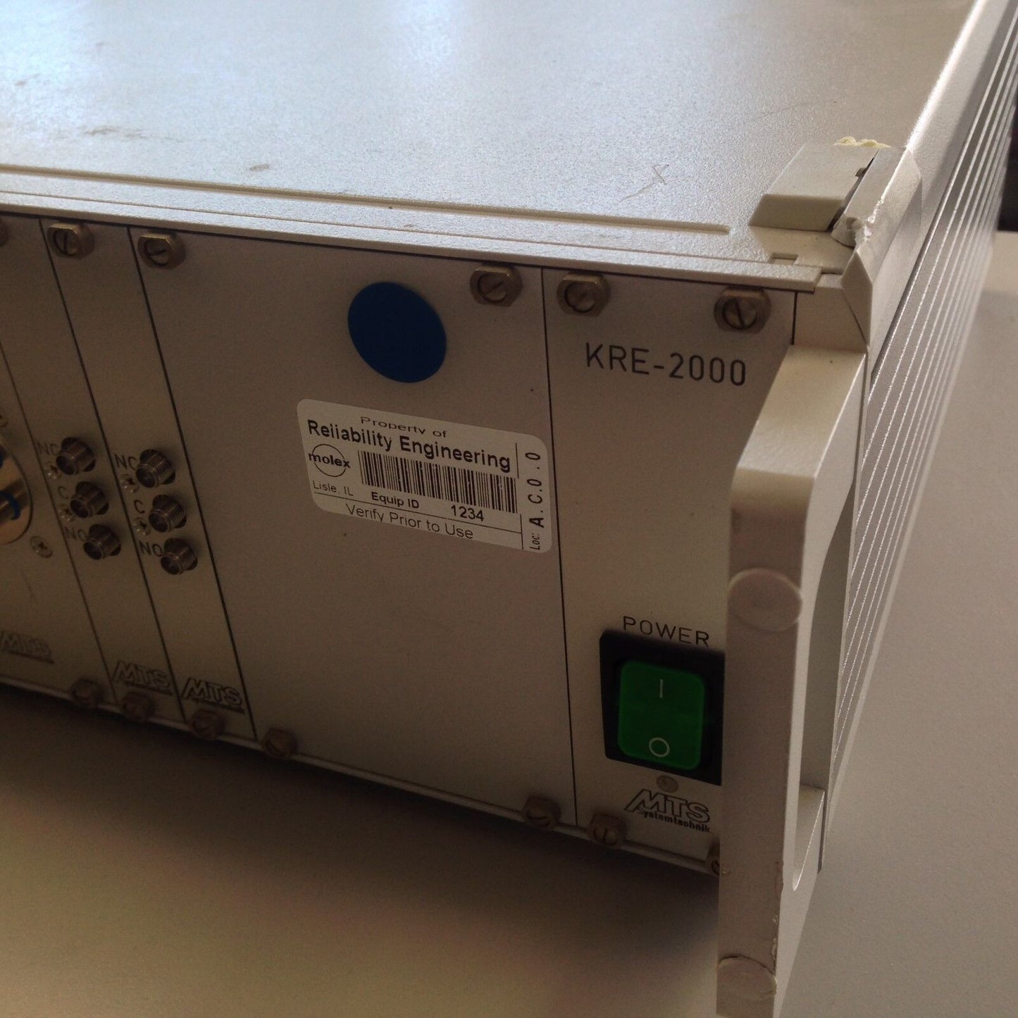 Mts Systemtechnik Kre-2000 Plc Modular Switching System,Kre-3231-Tfru,Da