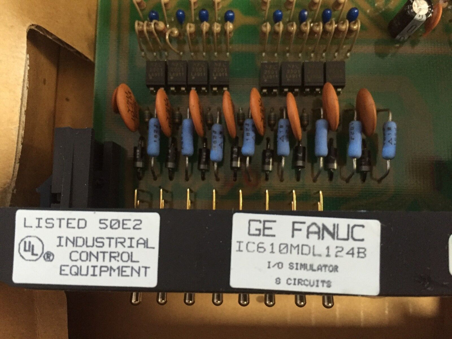 New Ge Fanuc Ic610mdl124b I/O Simulator 8 Inputs Ic610mdl124,1C610mdl124b ,Hj