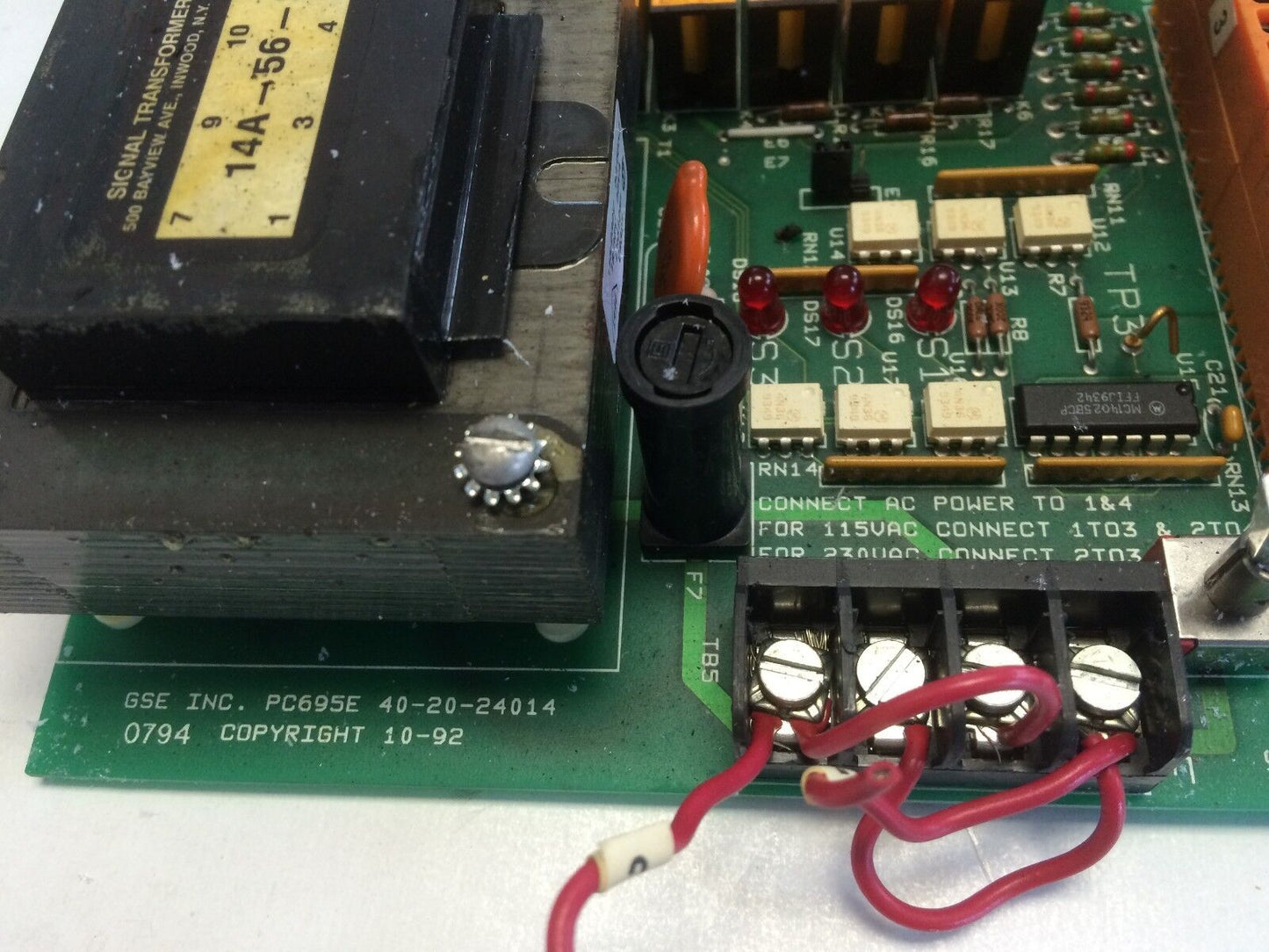 Gse Pc695e 40-20-24014, Circuit Control Board,Bf