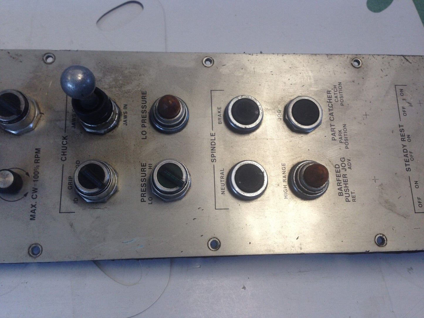 Cincinnati Milacron Cnc Lathe Operator Interface Panel,9001 K35 Joy Stick,Hc