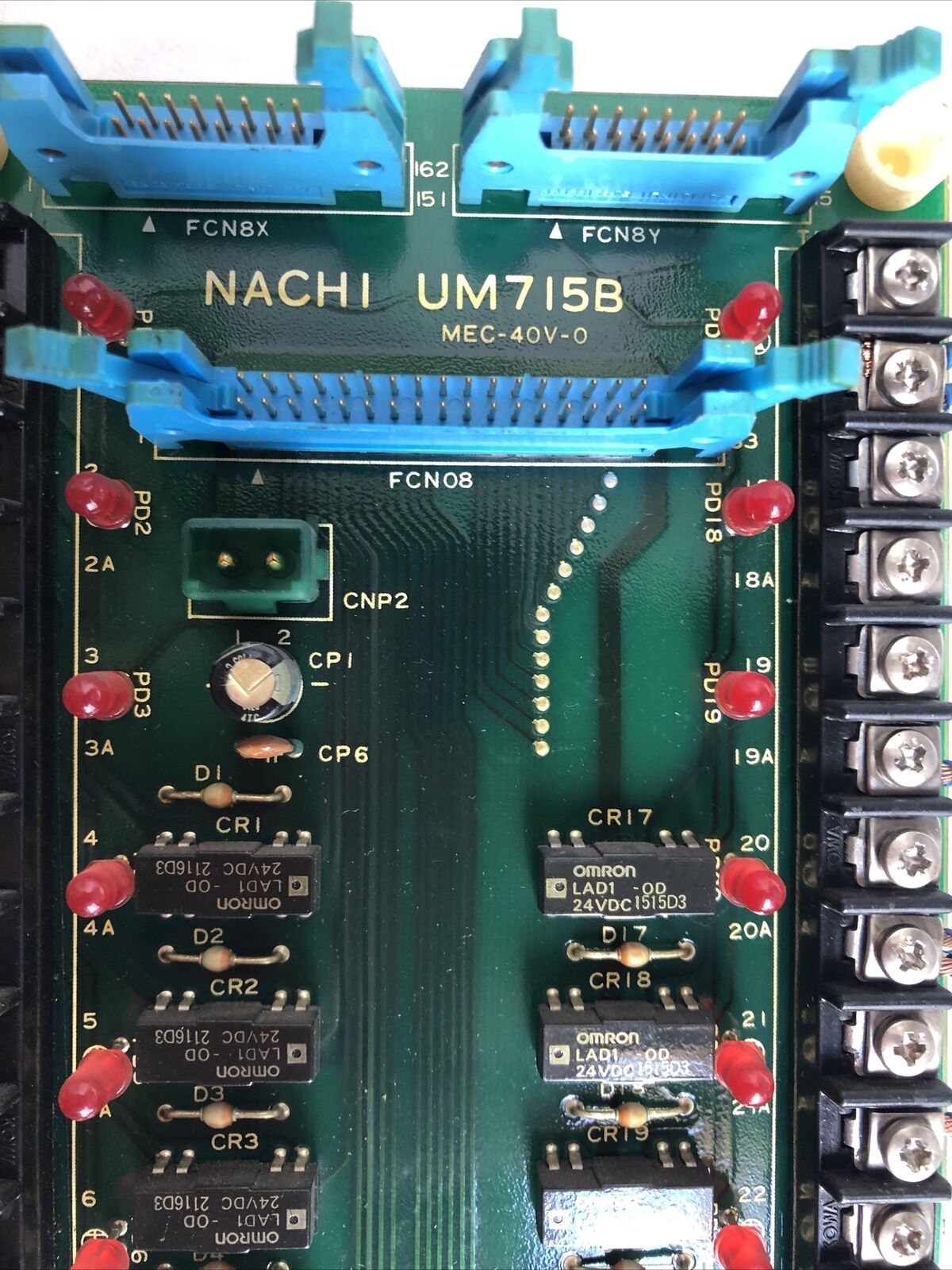 Nachi Um715b,E3-86060446, Mec-40V-0 Pcb Control Card Board,Fa