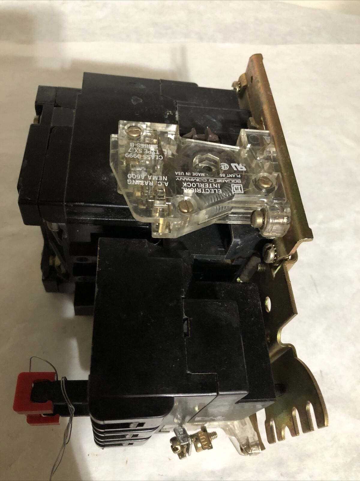 Square D Nema 00 Magnetic Motor Starter Class 8536 Sa012,8536 Sao12 3Ph 120V,Bq