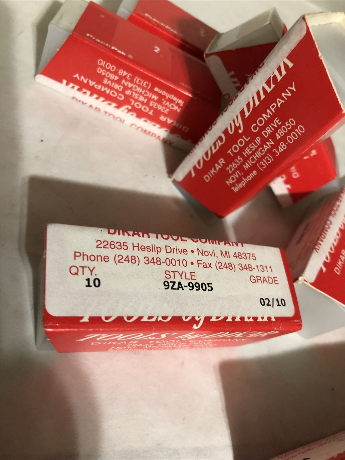 New Lot 70 Dikar Tool 9Za-9905 Carbide Inserts, Grade: 02/10 ,Fg