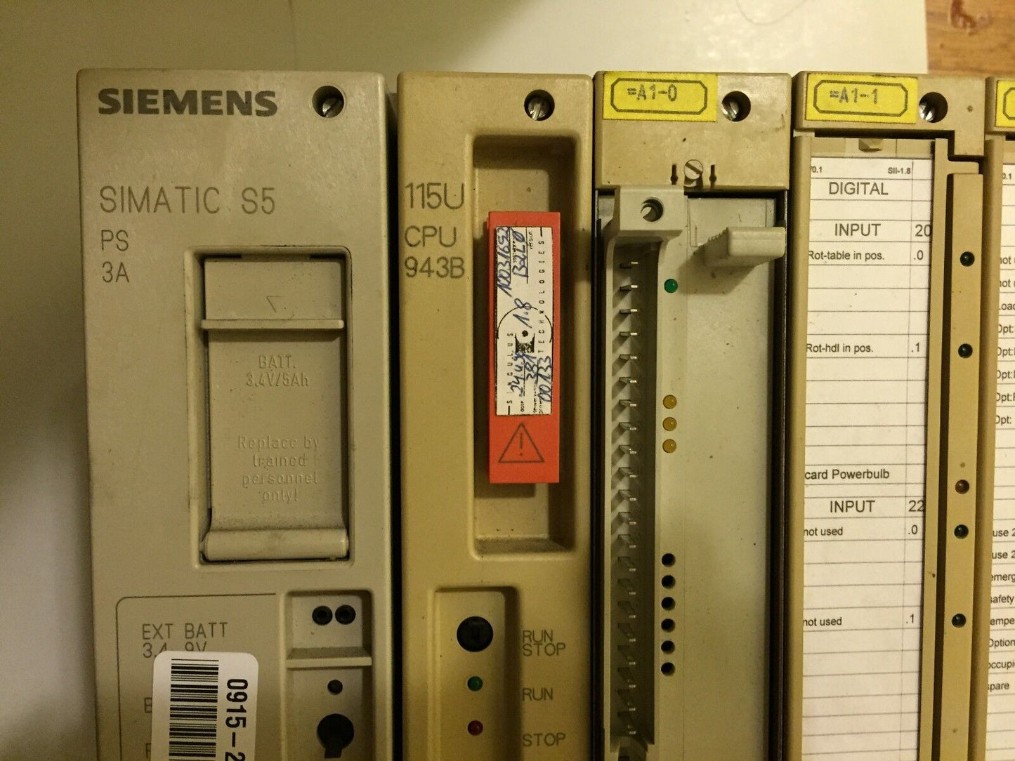 Siemens 6Es5 306-7La11 Simatic S5,115U System,6Es5 951-7Lb21,6Es5 943-7Ub21,An