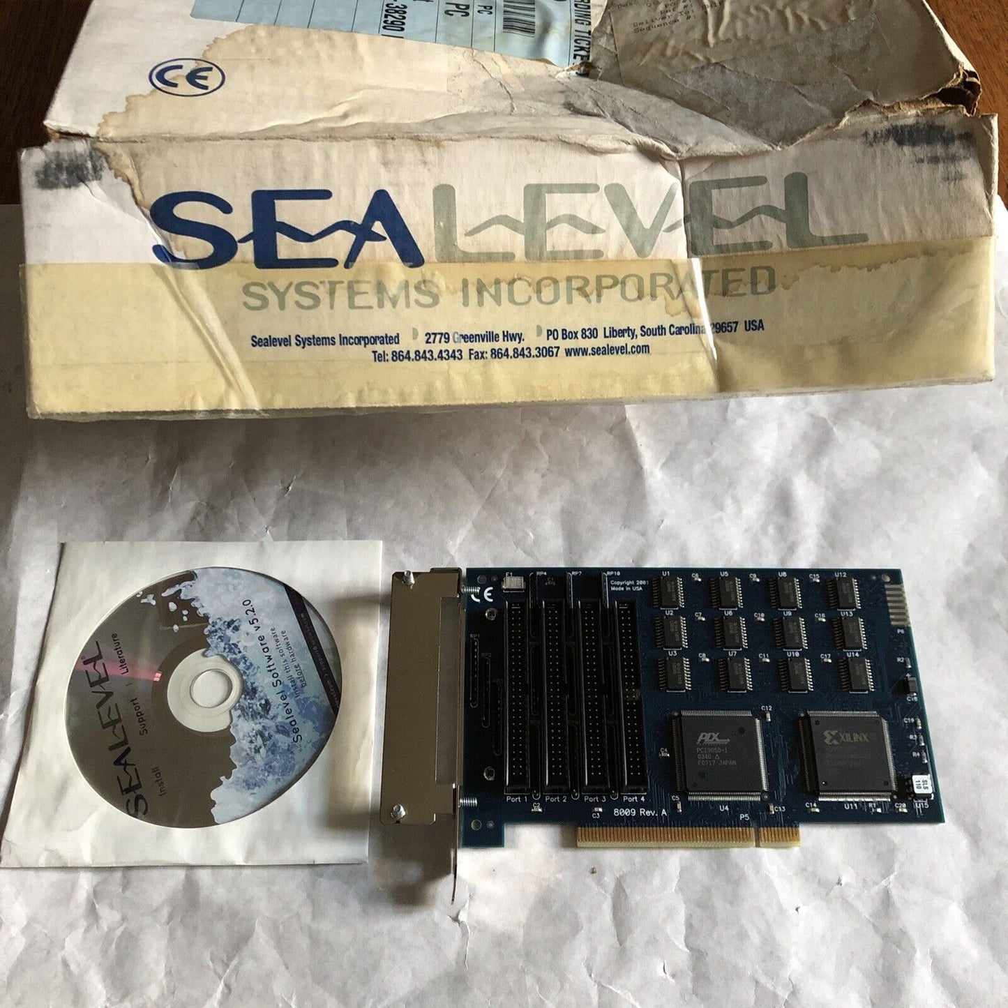 New Sealevel 8009 Rev. A W/Cd Pc 96 Bit Digit P-38290 Board,Sea Level Systems,Ej