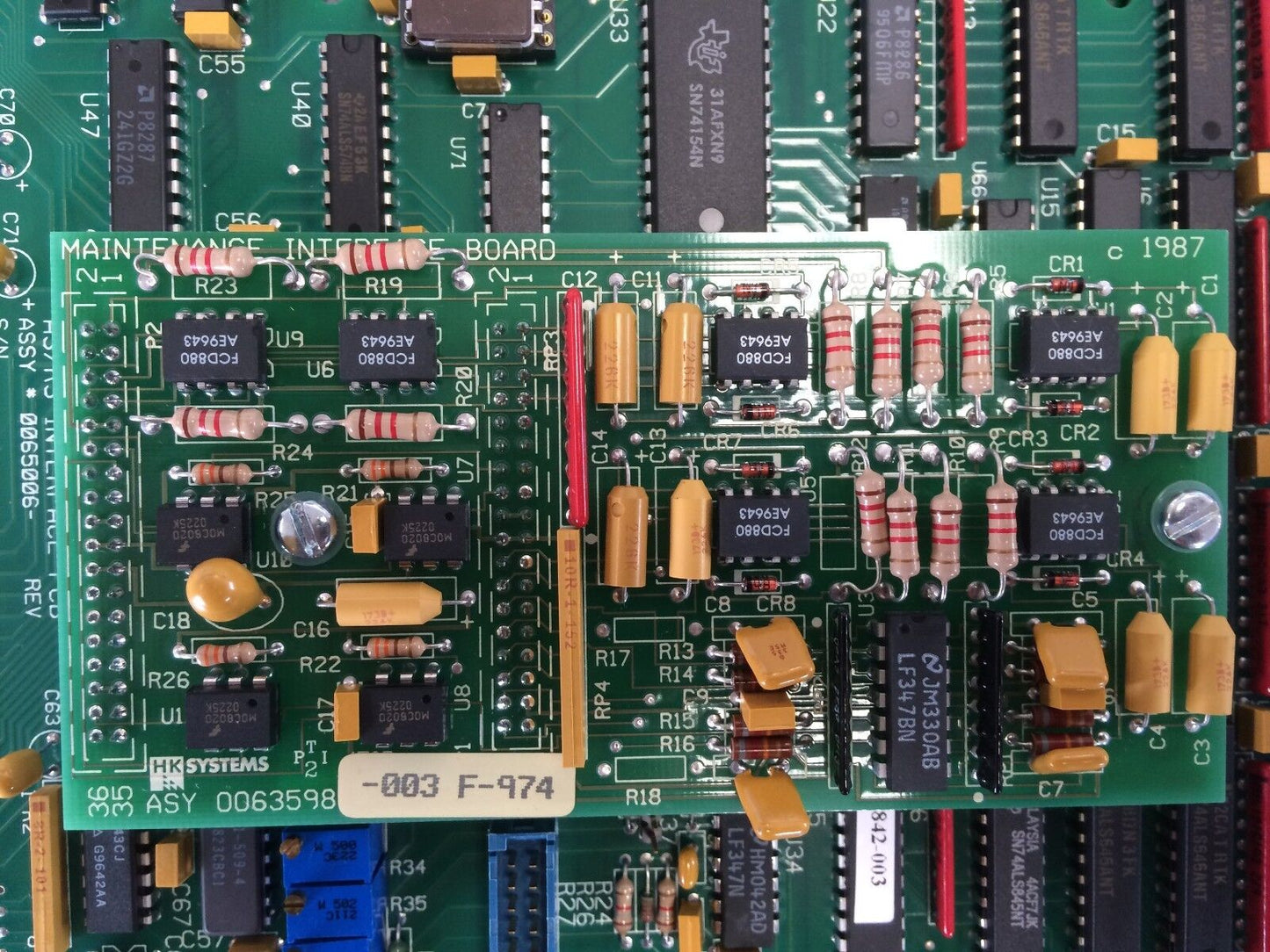 Eaton Kenway 0065006 63598-003 As/Rs Interface Pcb,0063598,80362-001,Em