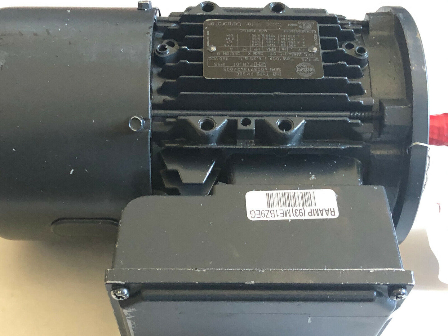 Us Motors Br12s2acr3 Brake Motor 1/2 Hp Nidec Repaired,4Bra12c,Fr56c,Ph3,Tefc,Ch