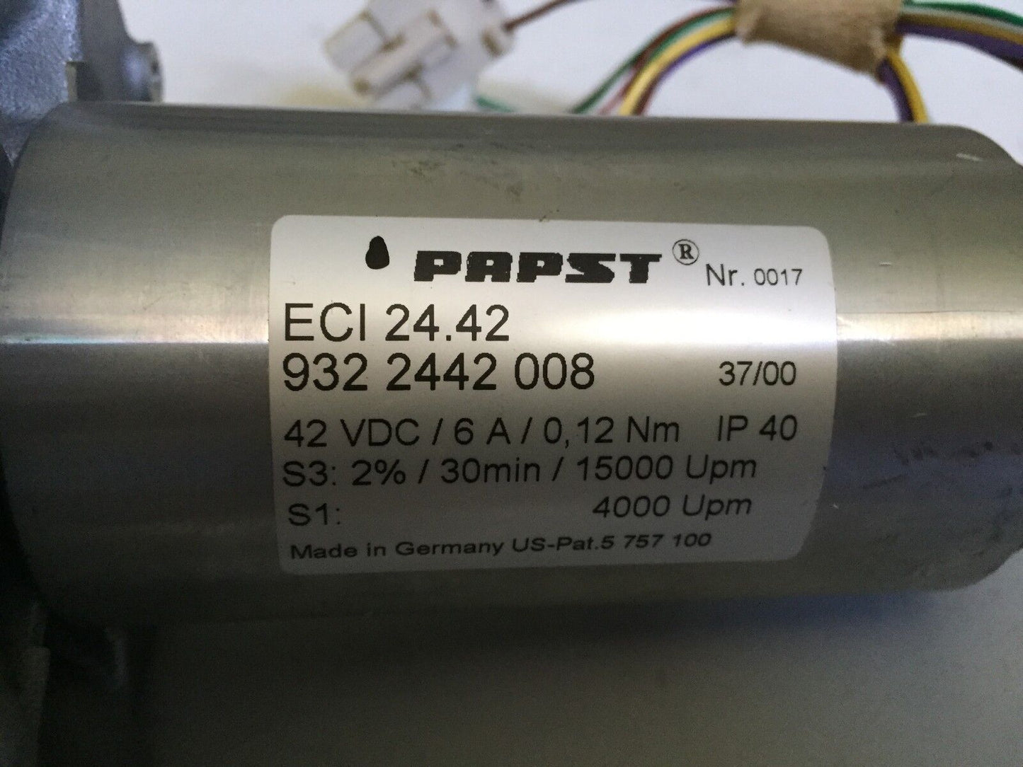 New Rietschle Sgp 16 02,Papst Eci 24.42,932 2442 008 Gardner Motor,Tg,Ec
