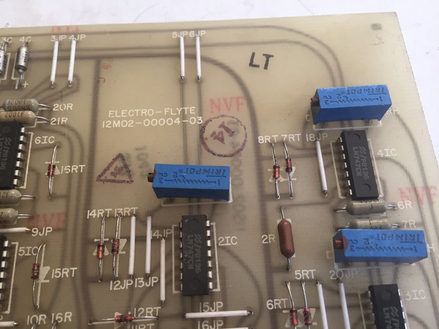 Electro Flyte 12M02-00004-03,Iis02-00004-03 Bomac Amplifier Board,Bv