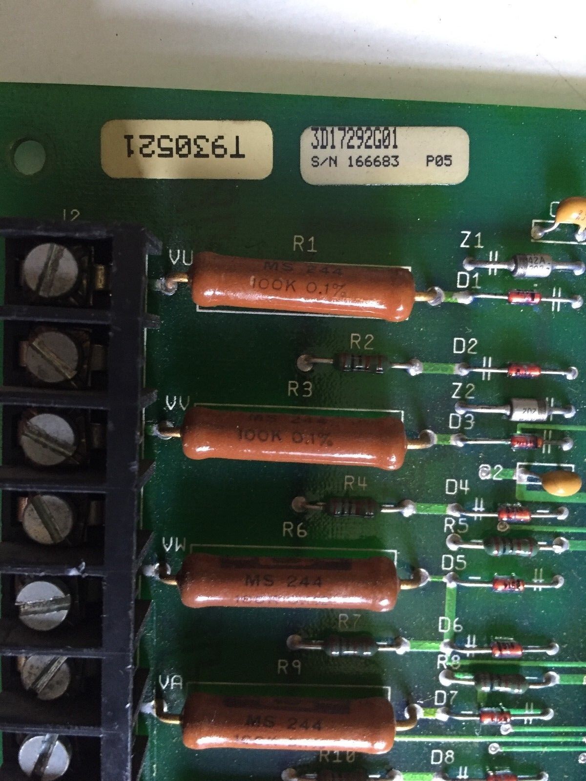Westinghouse 3D17292g01,T930521,Etdsc89038 Scale Pc Scale Board,Ee