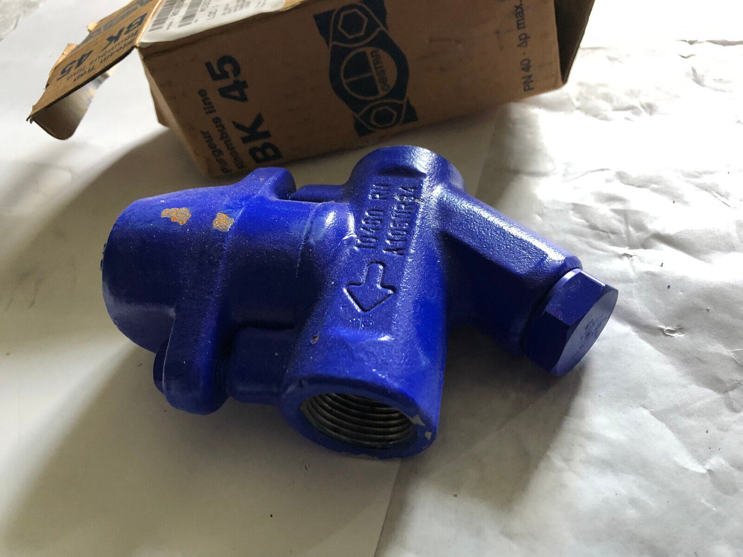 1" Npt Flowserve Bk 45 1" 25Pn40 Thermostatic Steam Trap,Gestra 10460 A105,An