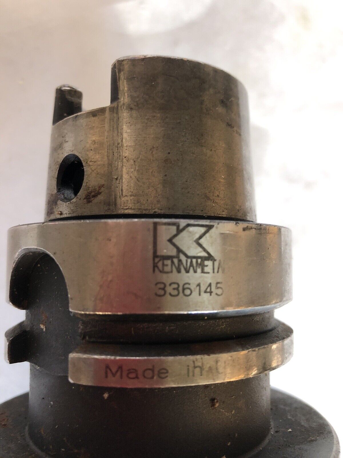 Kennametal 336145R00 1-1/4" Shell Mill Tool Holder,,Hsk-A-63,Ab