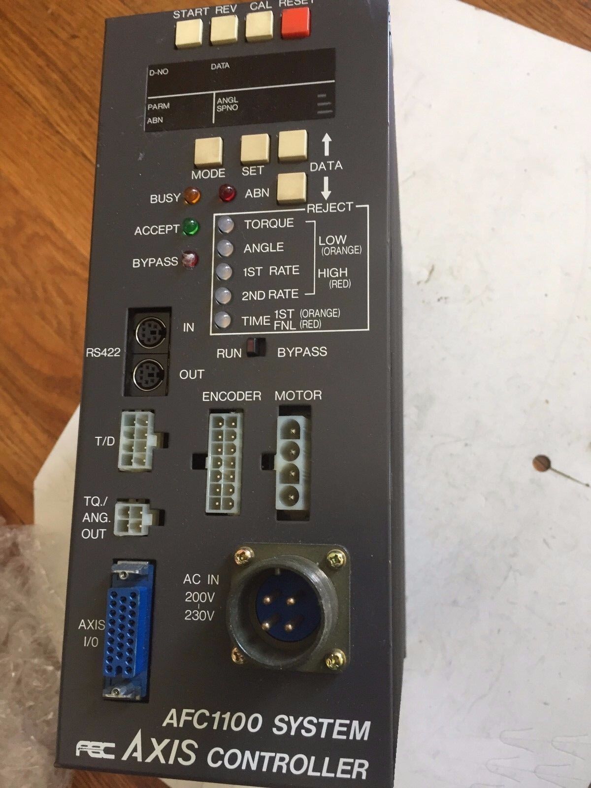 Fec Axis 110,Fec Afc1100 System Axis Controller Axis110 Type 105,Axis 110,Bq