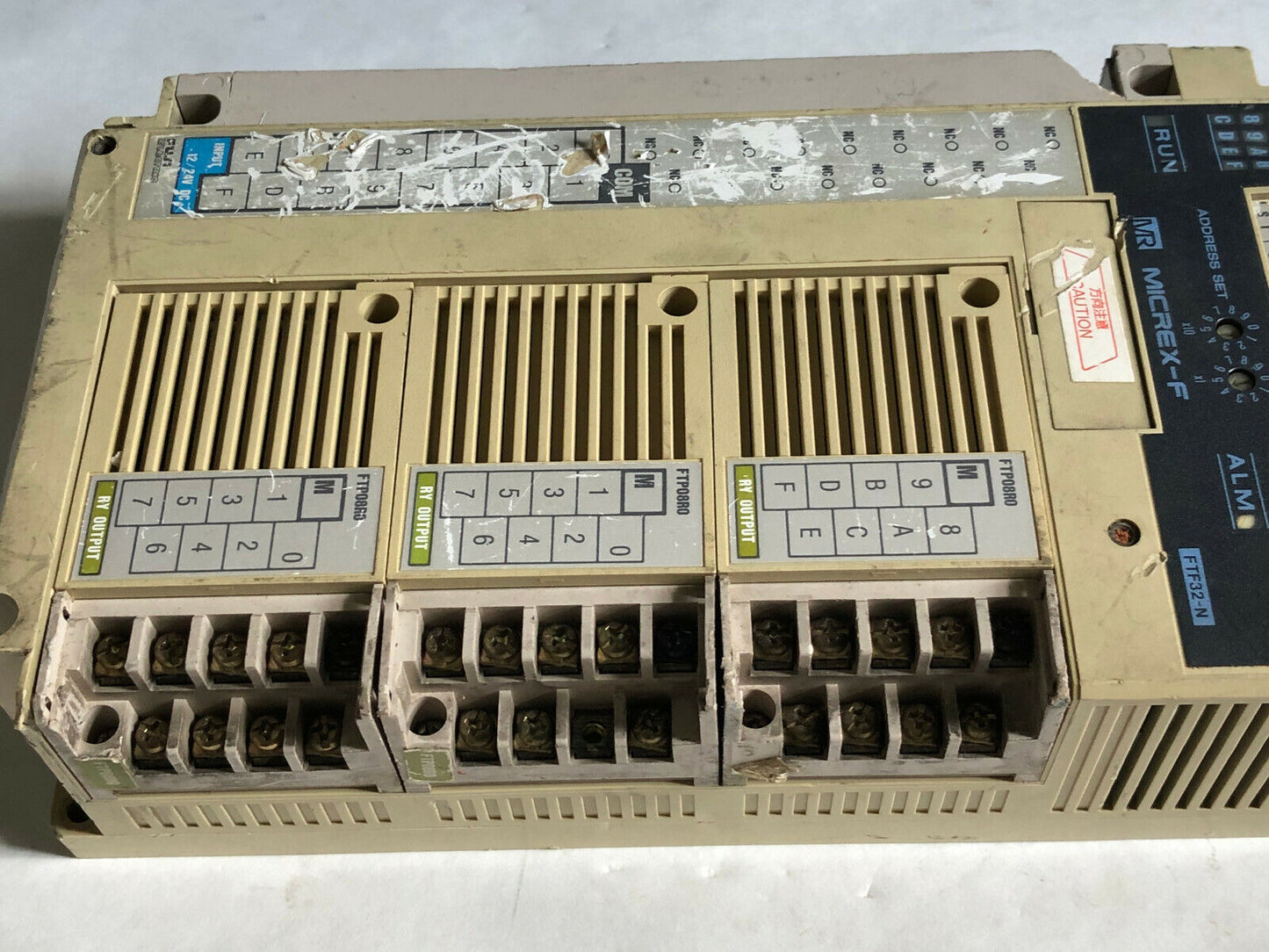 Fuji Electric Plc Module Mr Micrex-F, Ftf32x-N (Dirty And Scratched Surfaces),Cf