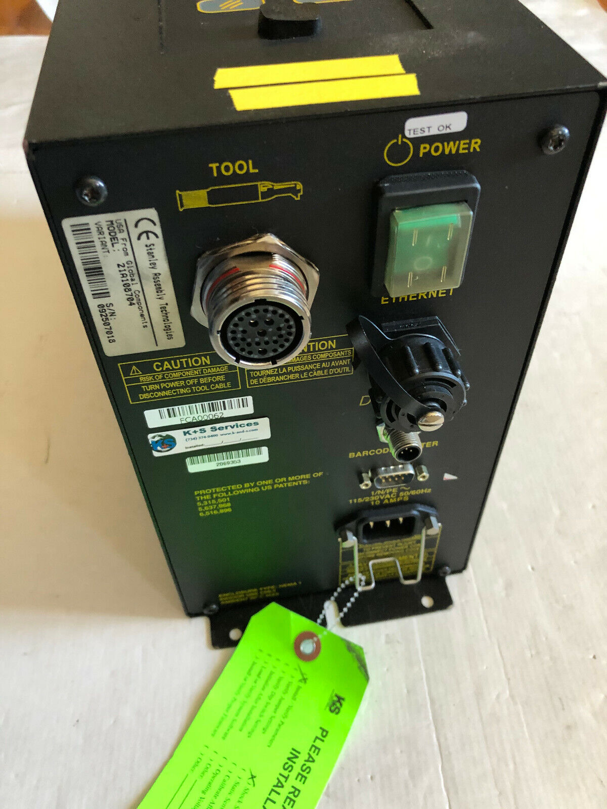 Stanley 21A108704 Nutrunner Torque Controller 44-4D-50 Stanley Z1a108704,Bh,Fi