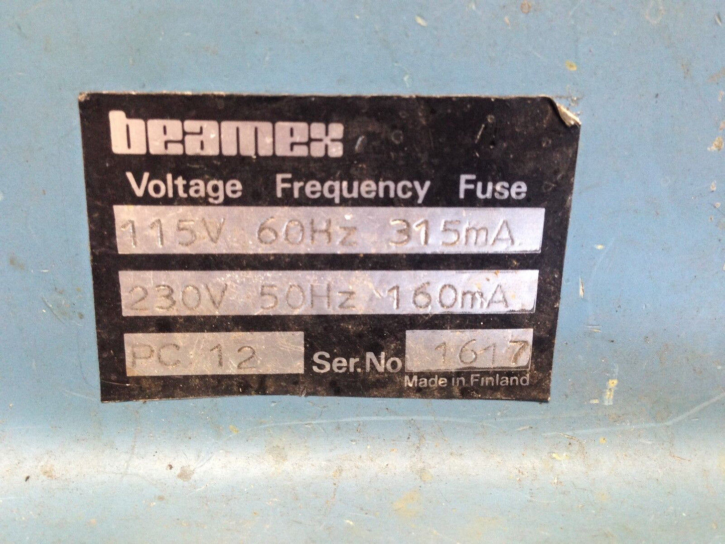 Beamex Pc12 Pc-12 Presscal Pressure Calibrator, 115/230 Vac,Da