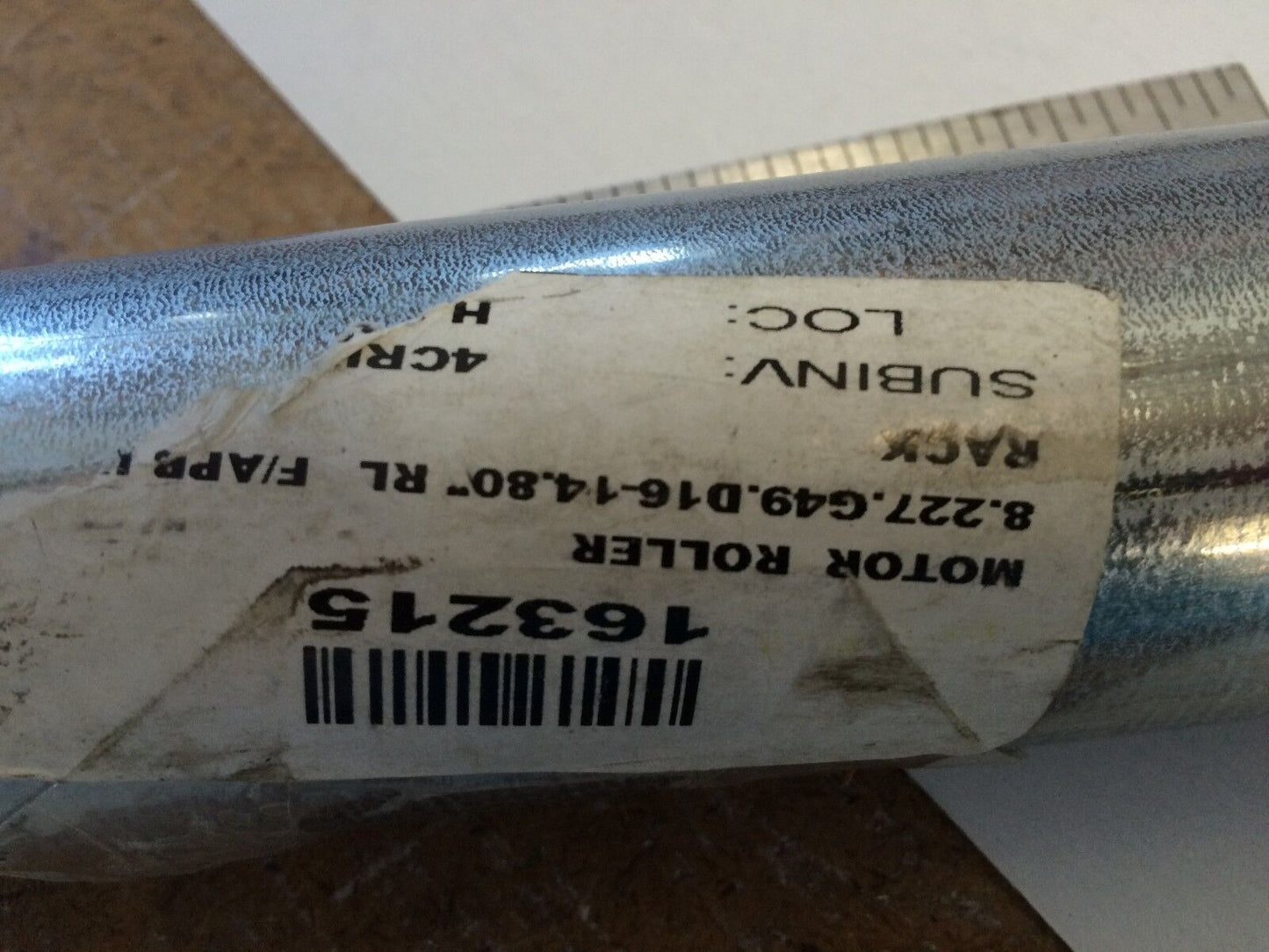 Interoll 188438 96:1,8.227.G49.D16-14.80-Rl Conveyor Roller Drive,Pat’D,24Vdc,Ed