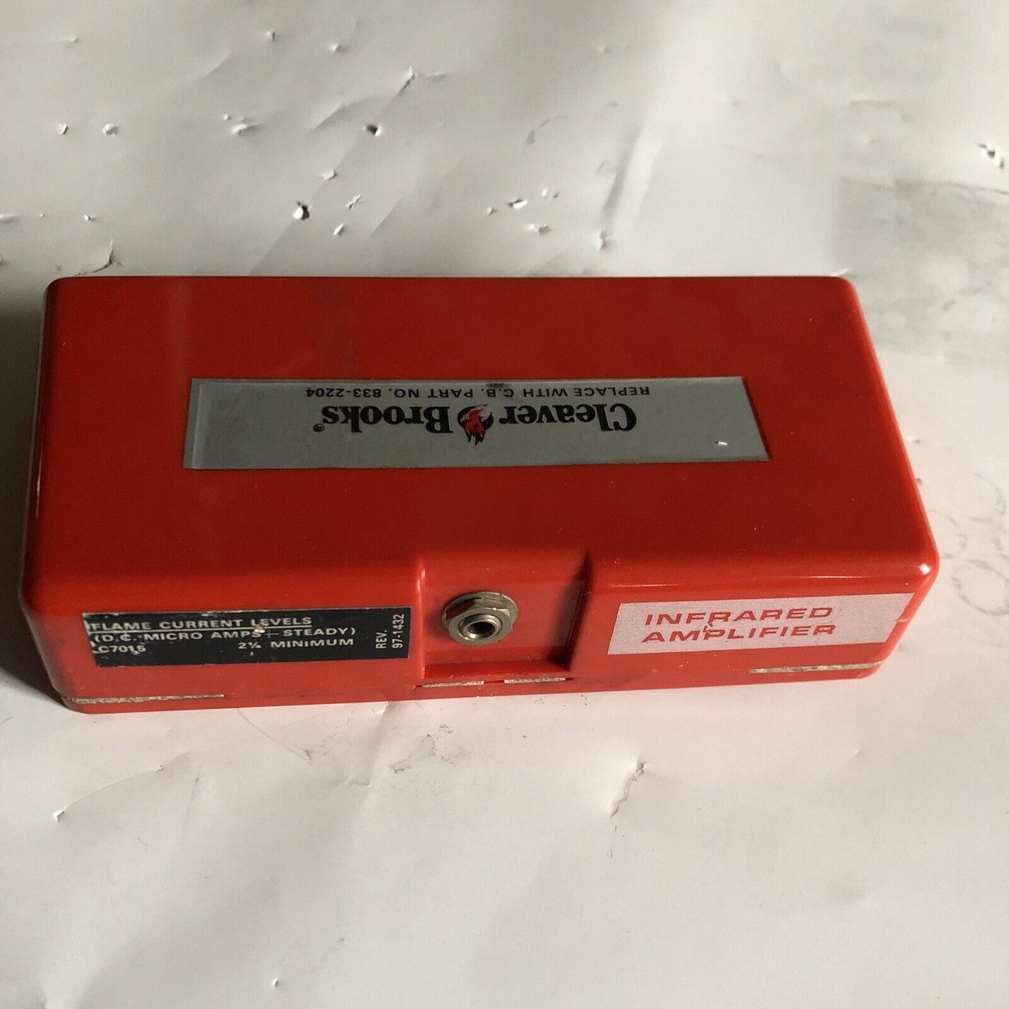 Cleaver Brooks R7248a1046 833-2204,Honeywell R7248a1046 Infrared Amplifer,Ed