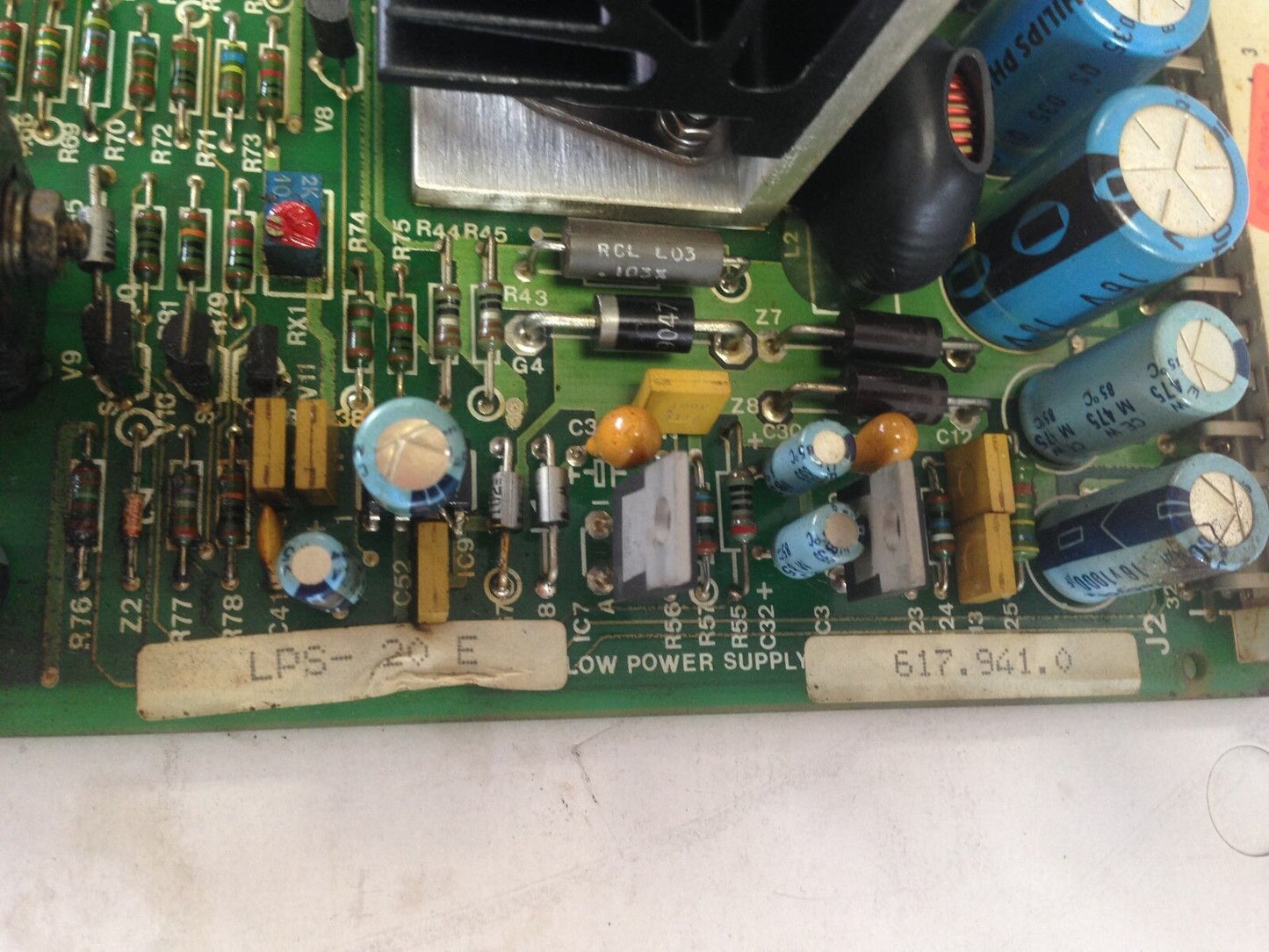 Agie 617.941.0, Lps-20 F Low Power Supply Wire Edm Pcb Card, Lps-20 Circuit,Bx