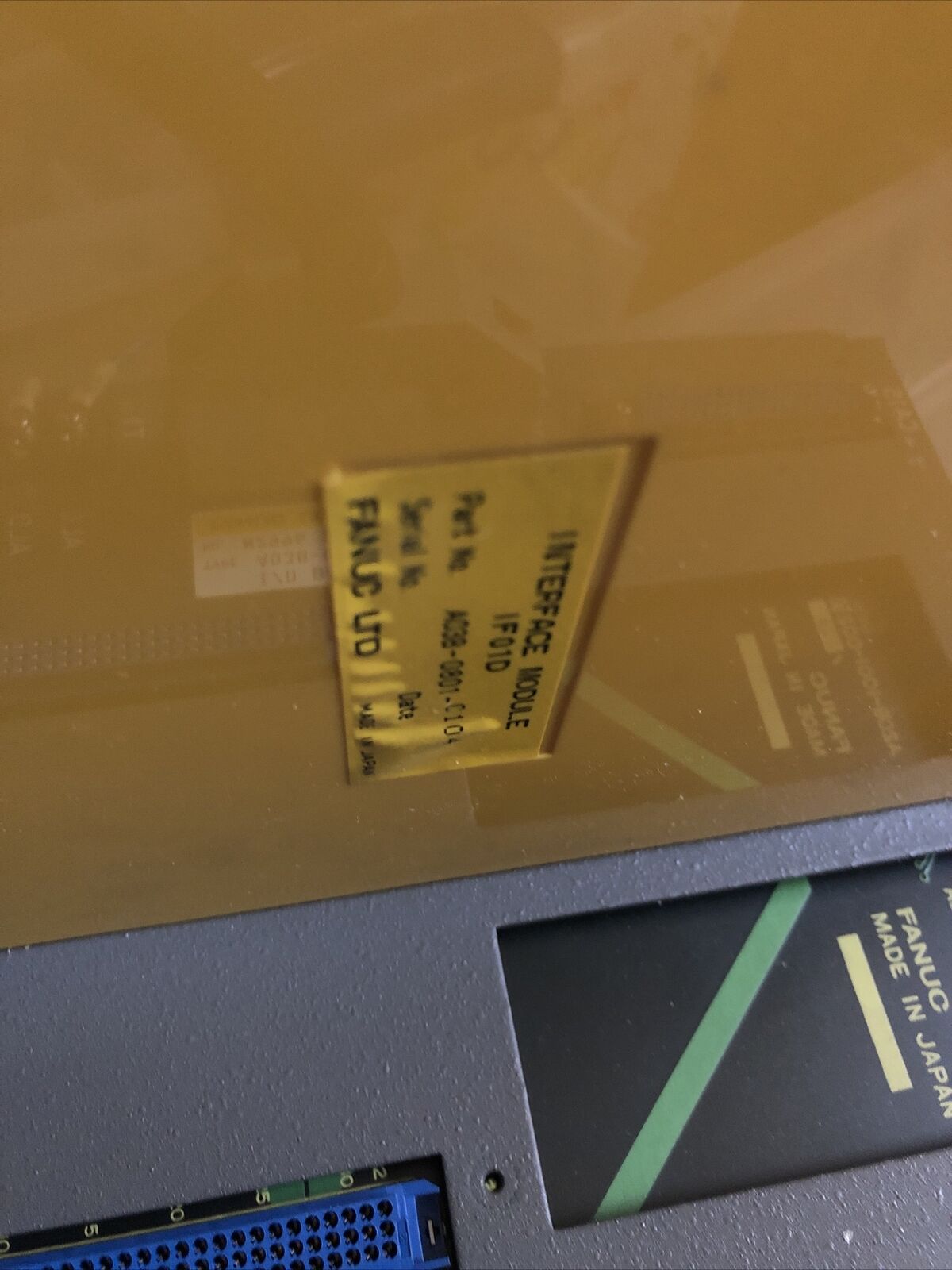 Fanuc Plc Module & Backplane Lot, Pt01a,Oa16d,Od64b,If01d,A03b-0801-C004,Be