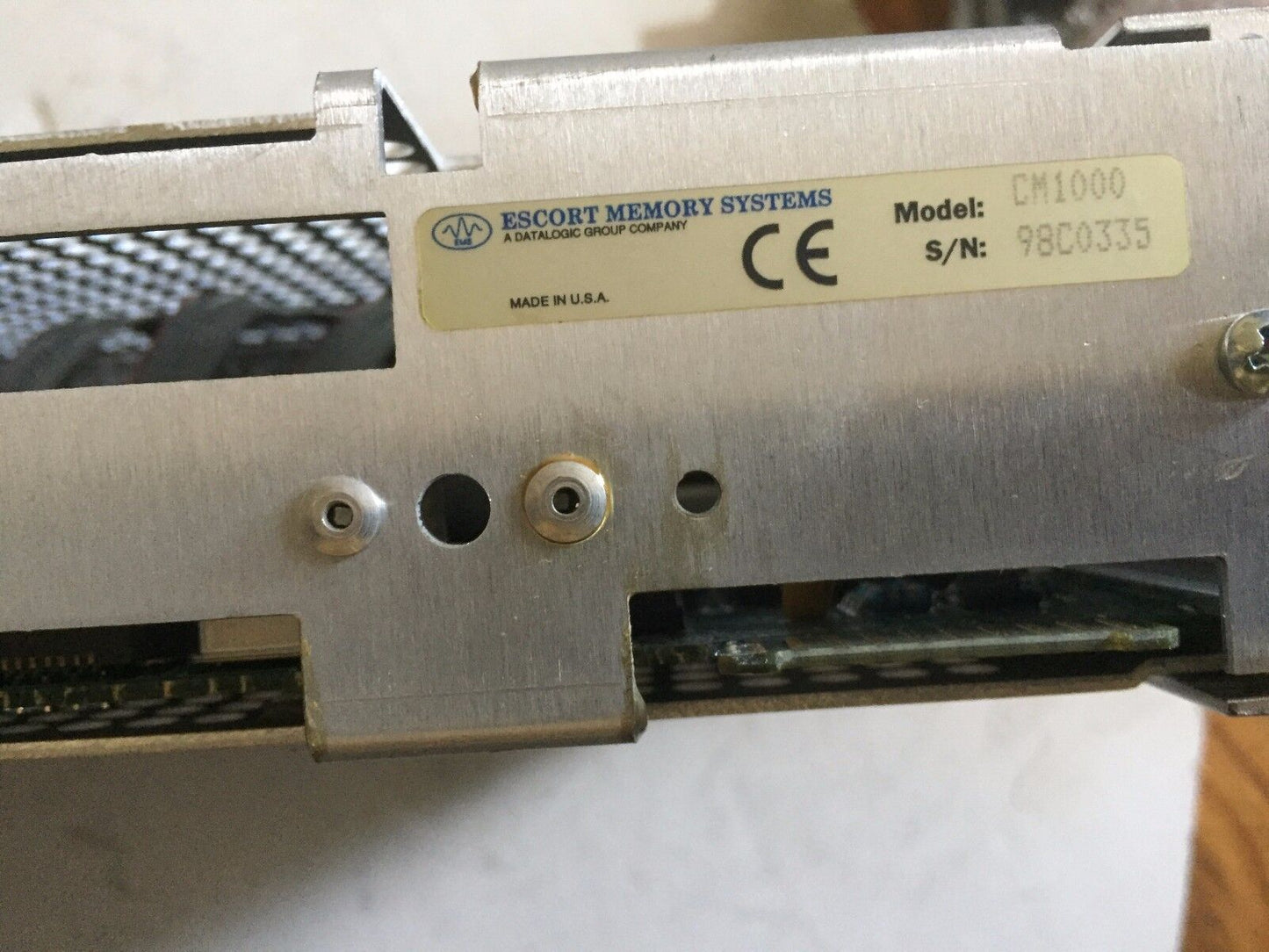 Escort Cm1000 Memory Systems Cm1000,Used Auto Id Module Cm1000,Ae,Fb