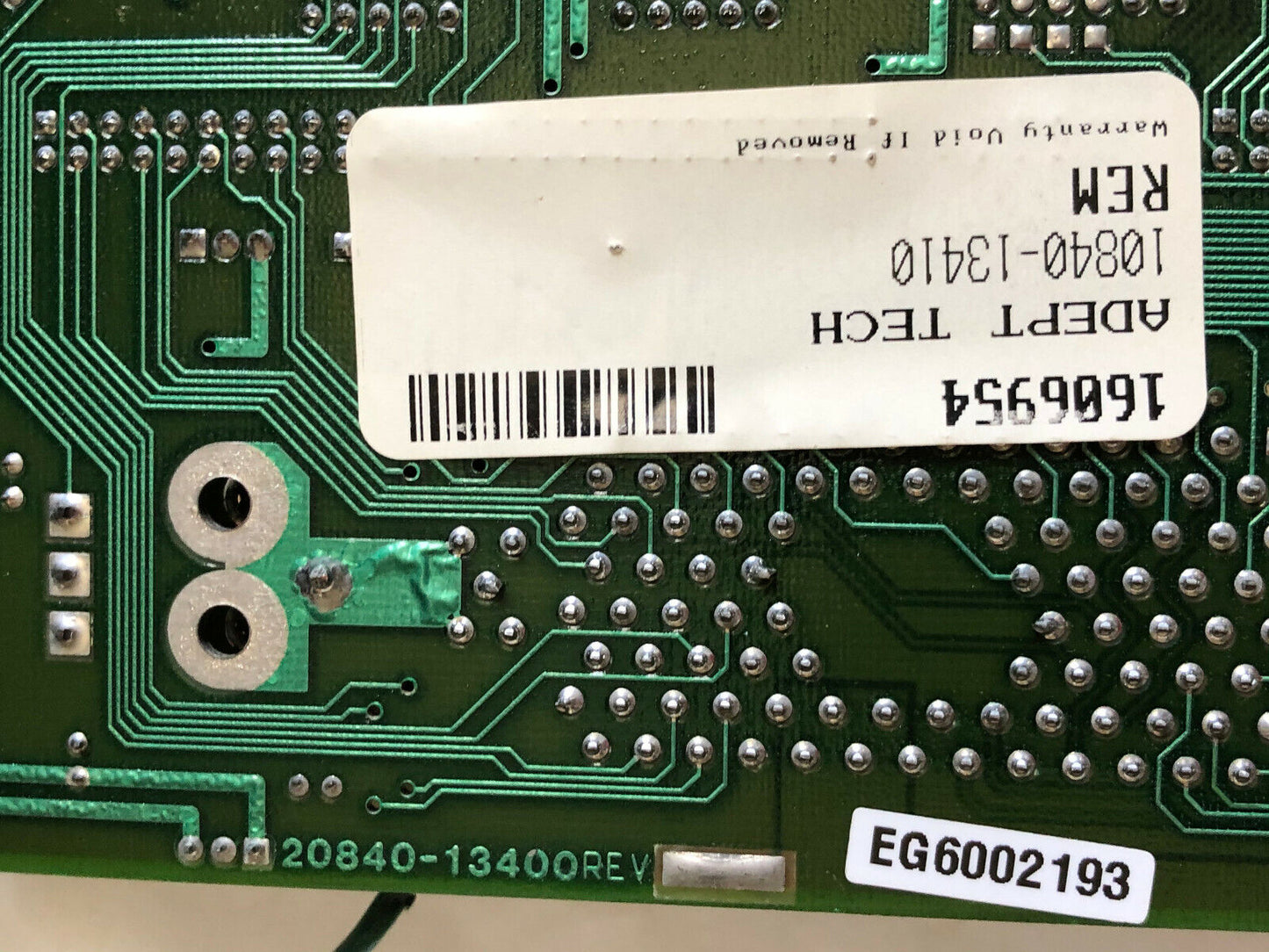 Adept Tech 10840-13410 Robot Signature Card Rsc 30259,20840-13400,10840-134,Cf