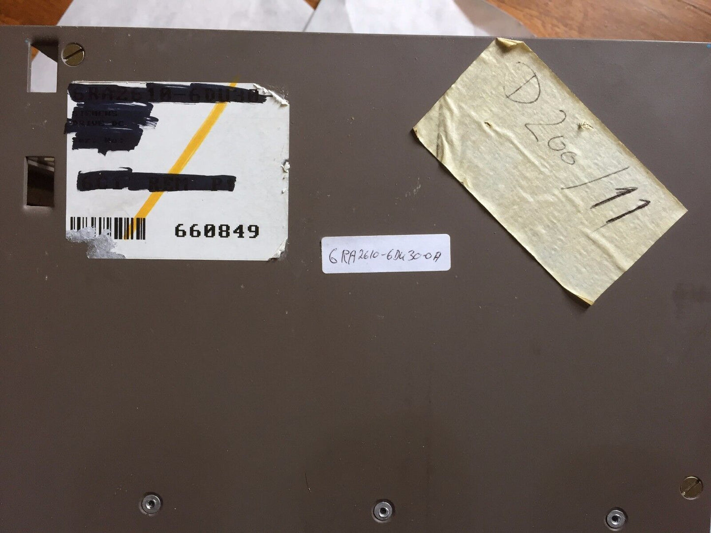 Siemens 6Ra2610-6Du300a Drive Dc Siemens C98043-A1047-L1 29 Simoreg,660849,Bz