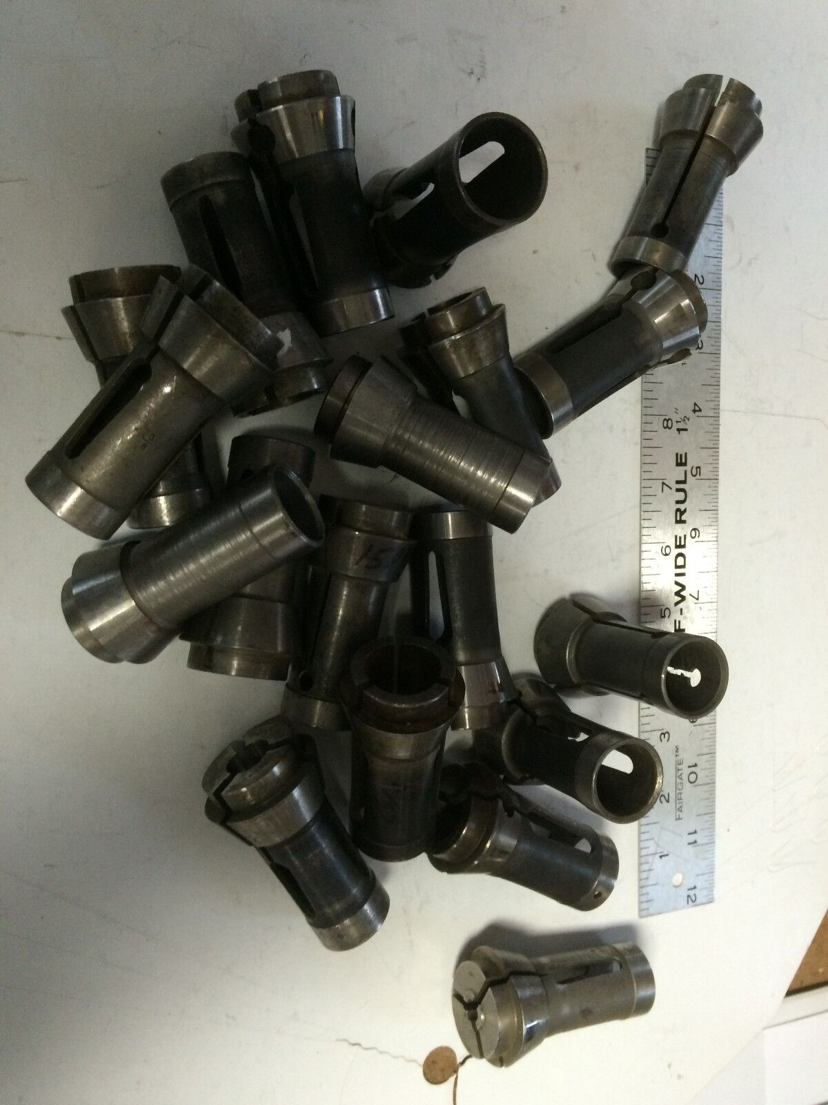 Lot 19 Mixed Brown & Sharpe,Hardinge #11 Collets, 1/16" To 1" 1/8,1,1/3,23/64,Bp