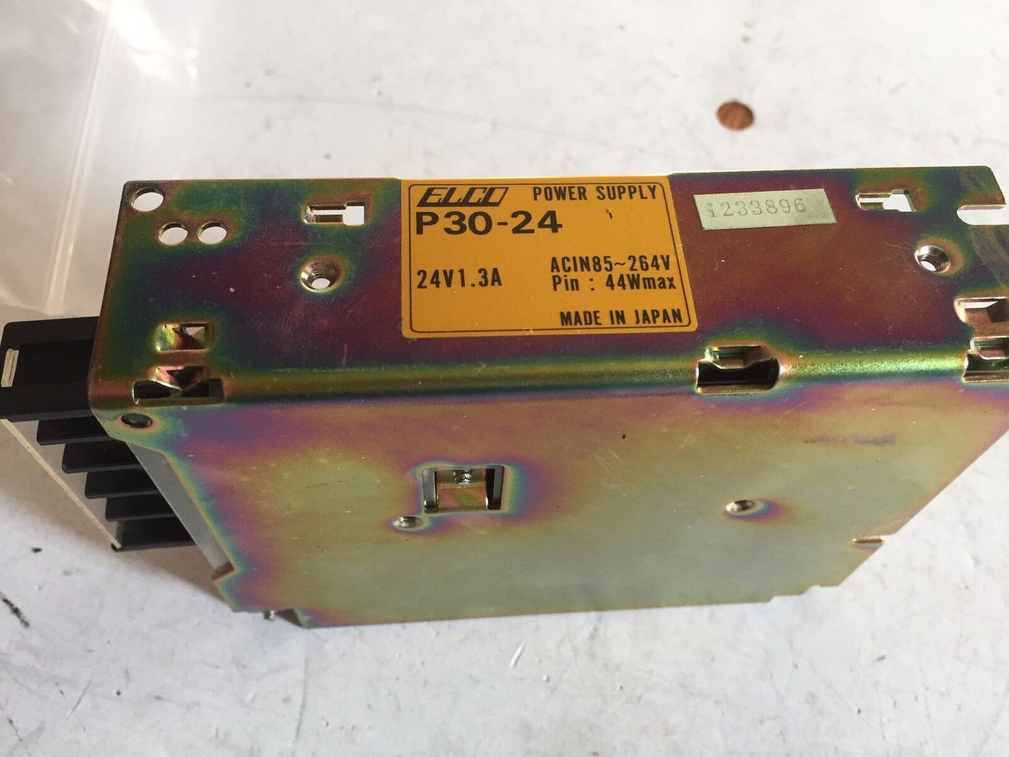 Elco P30-24 Power Supply 24V 1.3A Acin85-264V,Ah