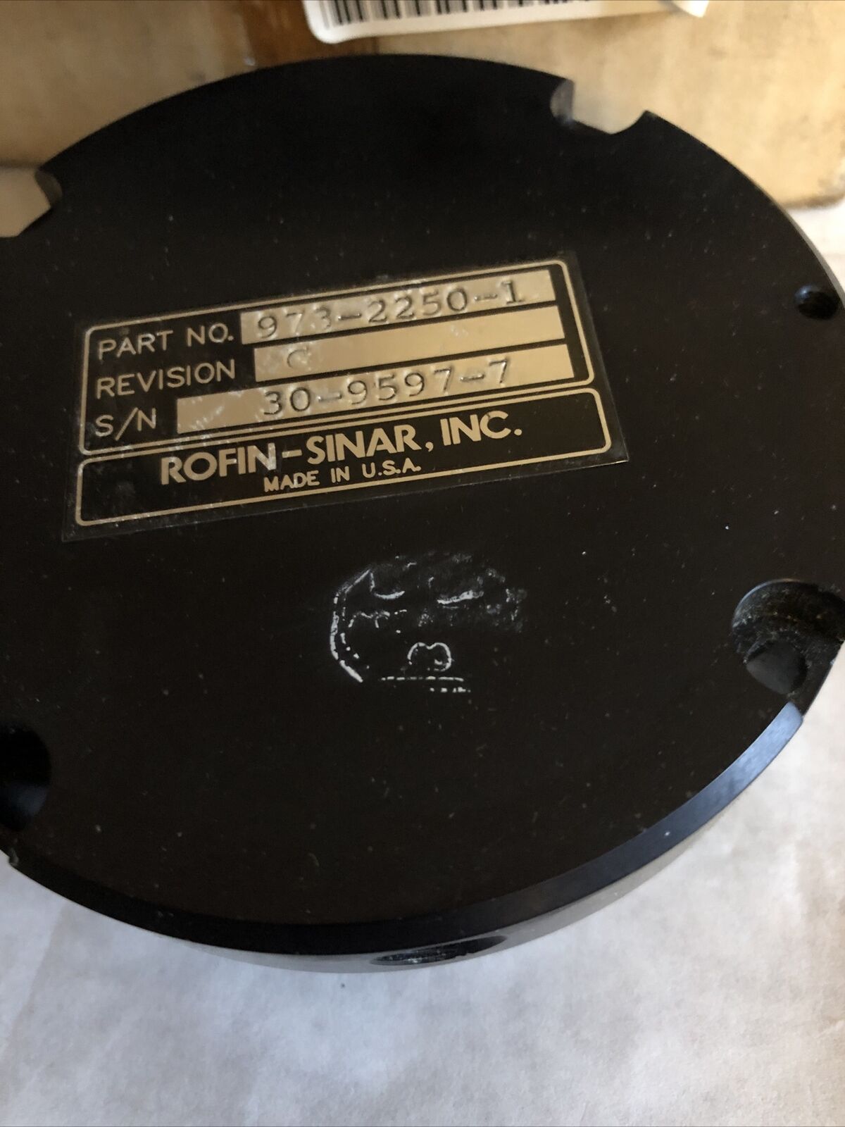 Rofin-Sinar 973-2250-1 Laser Si Total Reflector,Ii-Vi, 2" Dia X .375" Thick,Dc