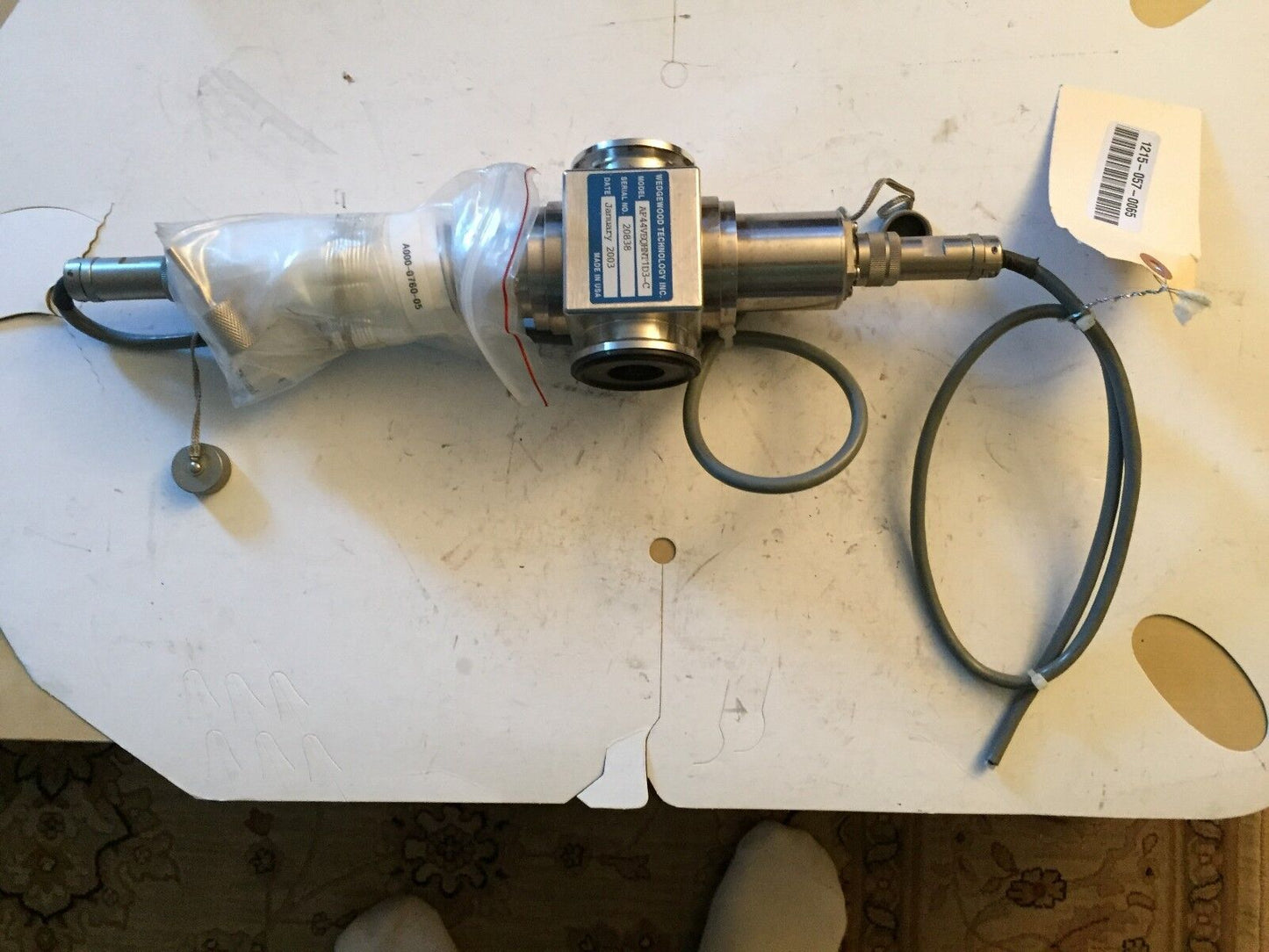 Wedgewood Technology Af44veqhnt1d3-C Flow Through Sensor,Emv Emc Iec 1010 ,Tj
