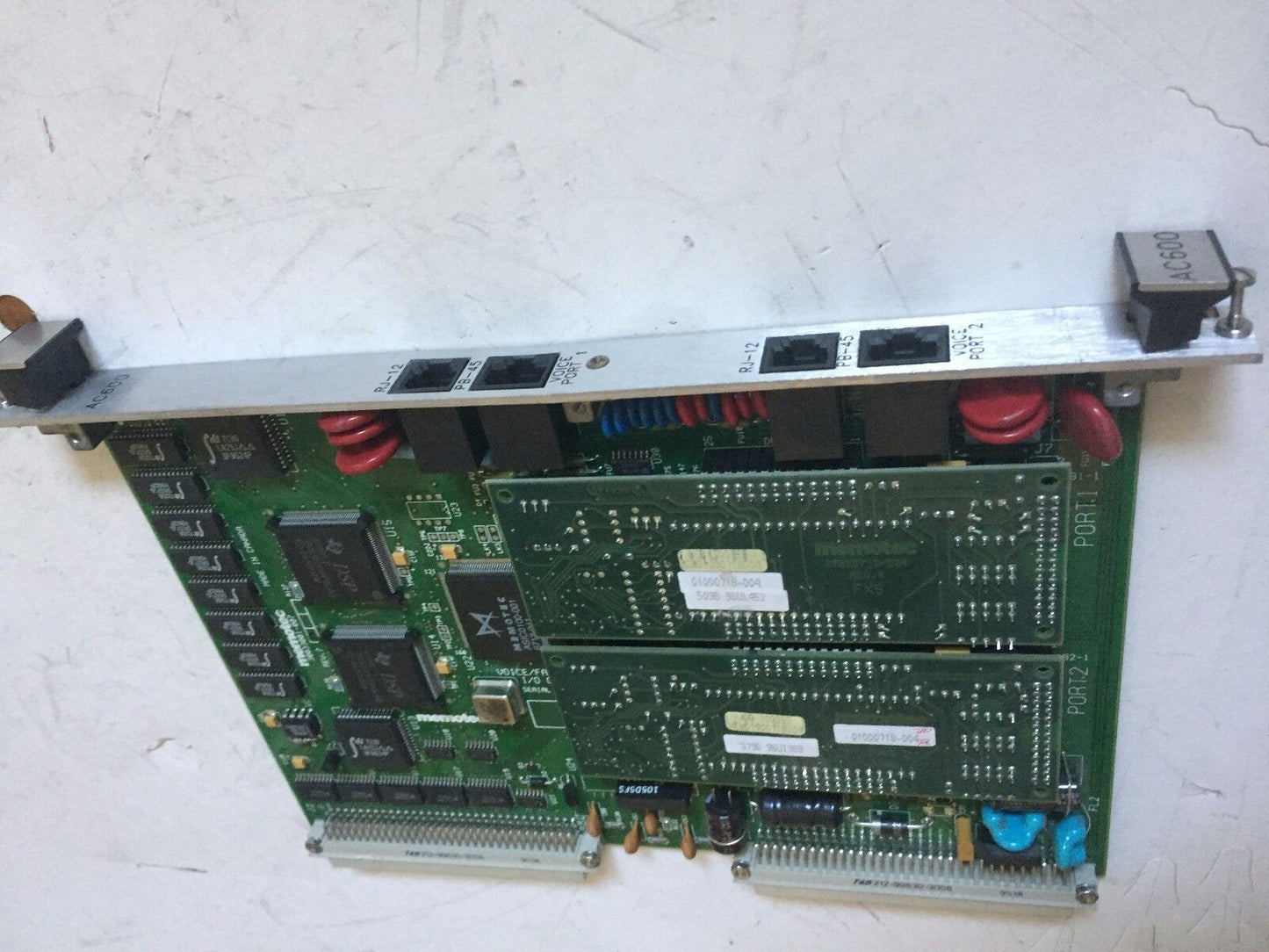 Memotec 30033001-007,Memotec Ac600,17000718-004,Fxs Board,Bv