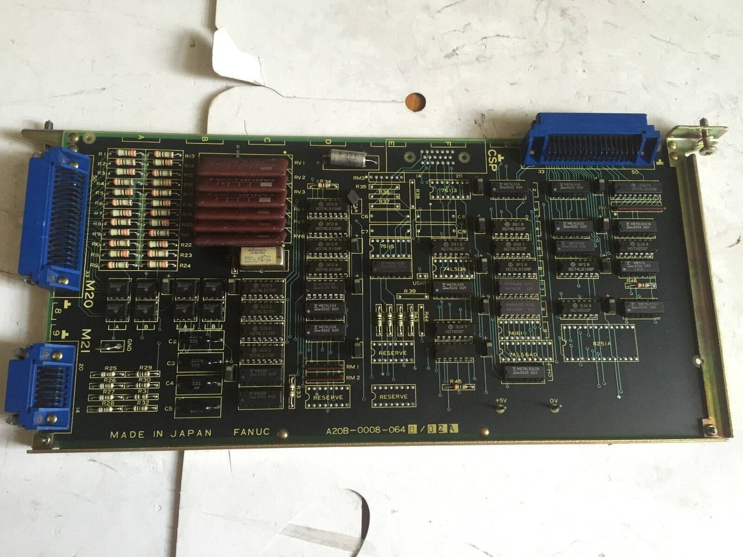 Fanuc A20b-0008-0640,Fanuc A20b-0008-0640/02A Board Module F3t/M,Cy