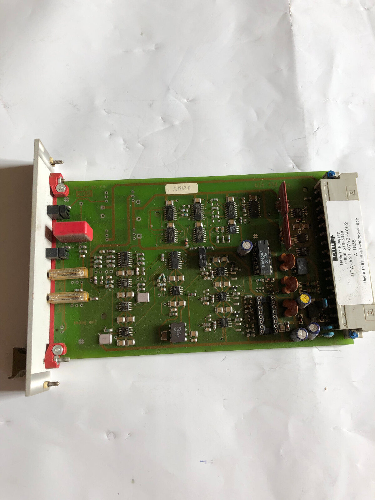 Balluff Bta-A21-0762-V002,Btm0025 Analog Processor Card,Cw,Ak