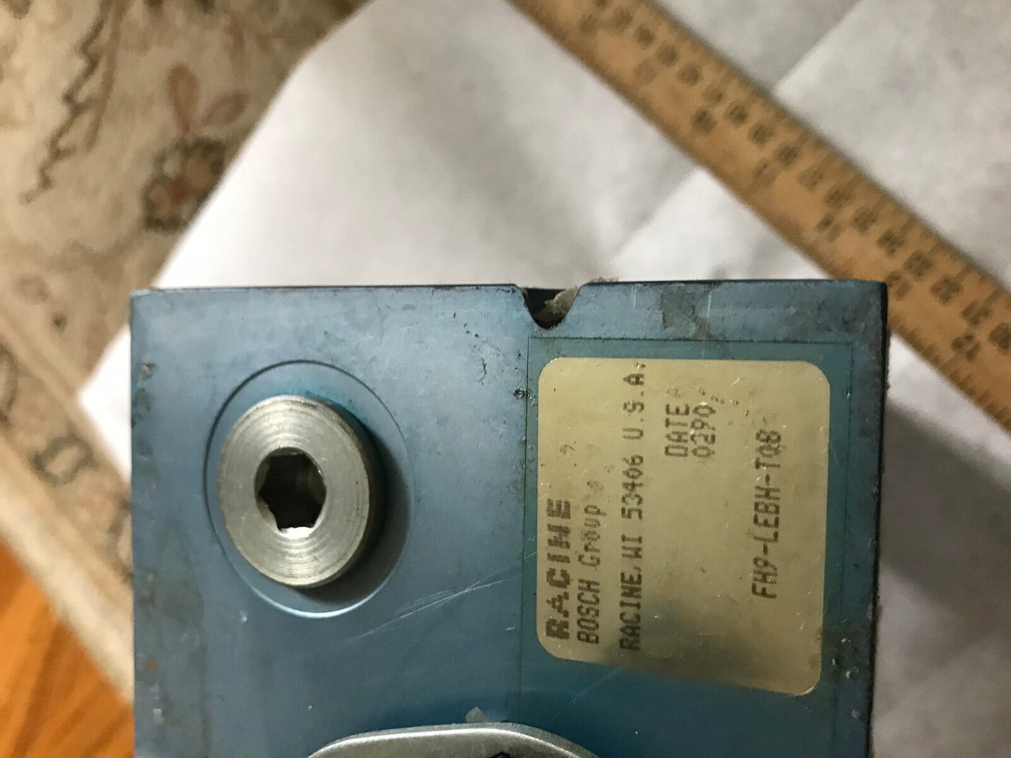 Racine Fh9-Lebh-T08,Racine Bosch Valve Block Fh9-Lebh-T08 1"Npt 4 Ports,Eo