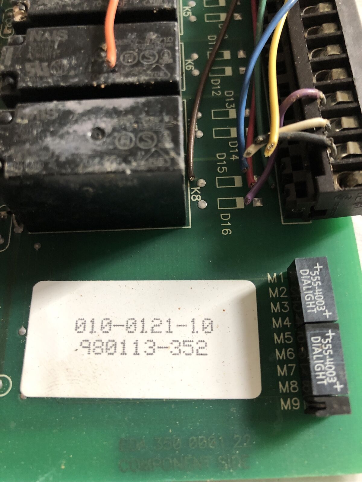 Eda 350 0001 22, Eda Controls 010-0121-10,Ec