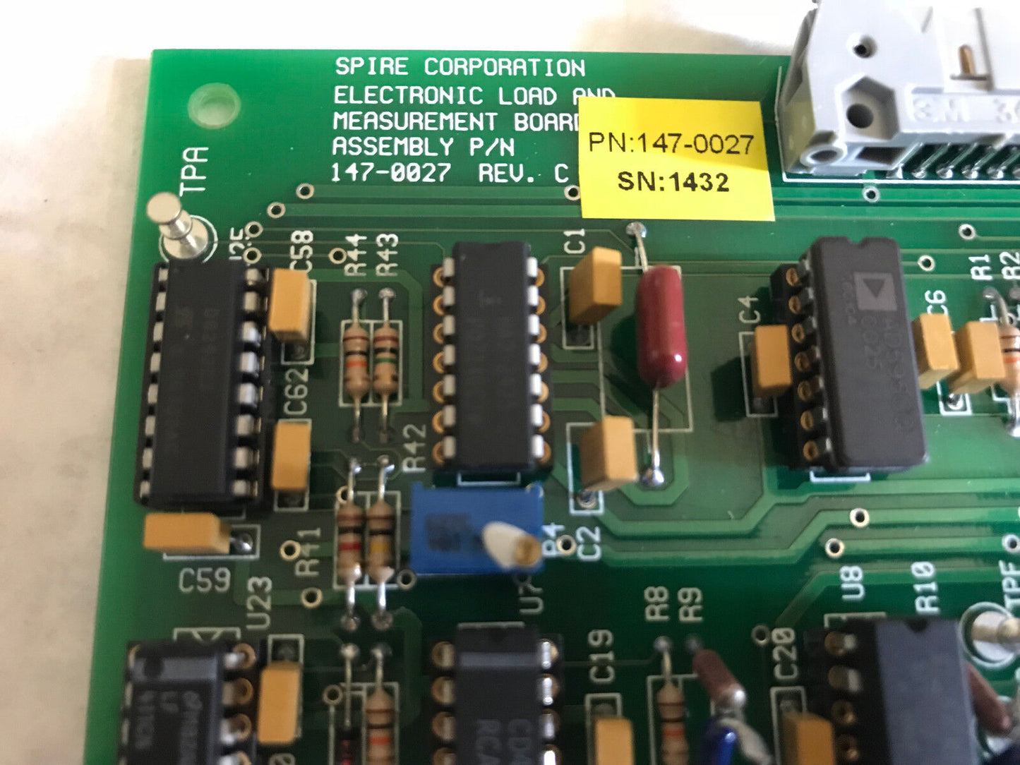 New Spire 147-0027 Electronic Load & Measurement Board Pcb ,Ag
