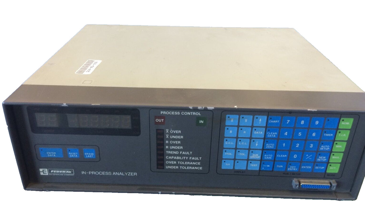 Federal Emd 732B-10, Emd 7328-10 Federal In-Process Analyzer, 115 Vac,Be