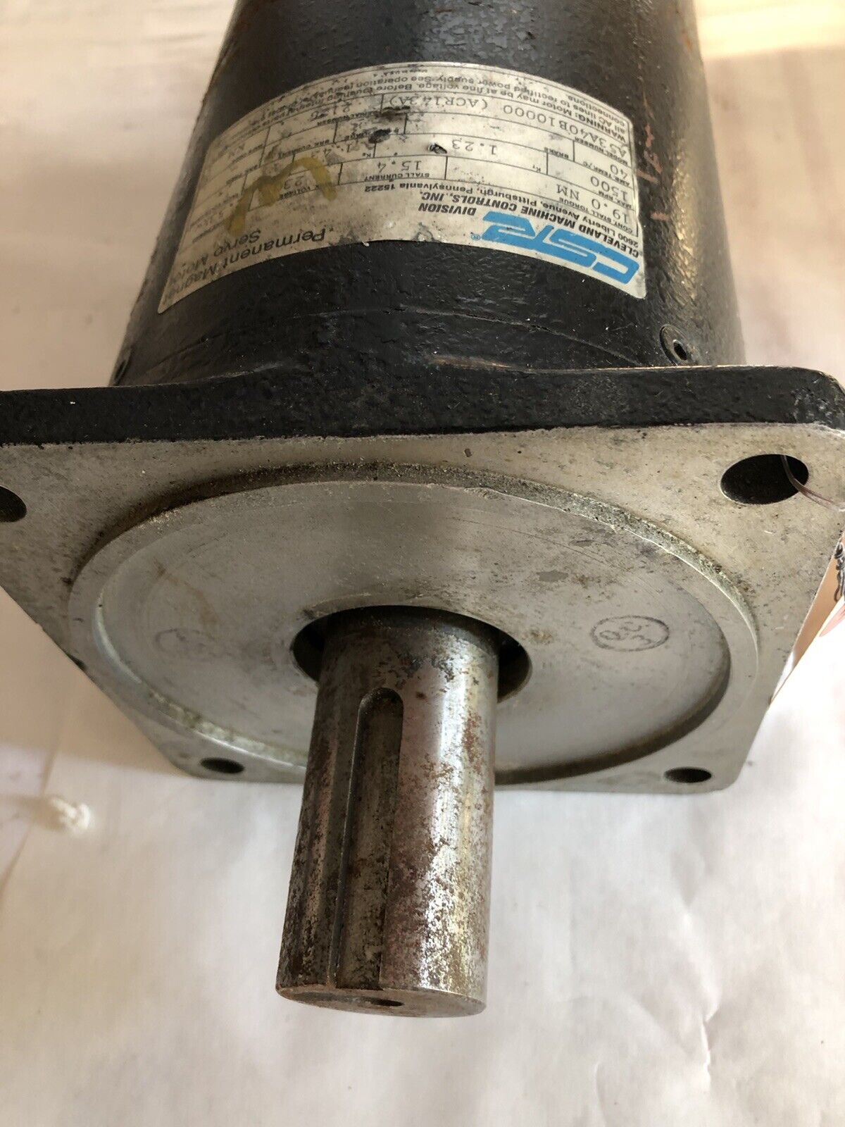Csr,Cleveland A53a40b10000 Acr14 3A,Ac Servo Motor,230 Vac,2.53 Kw,1500 Rpm,Ti