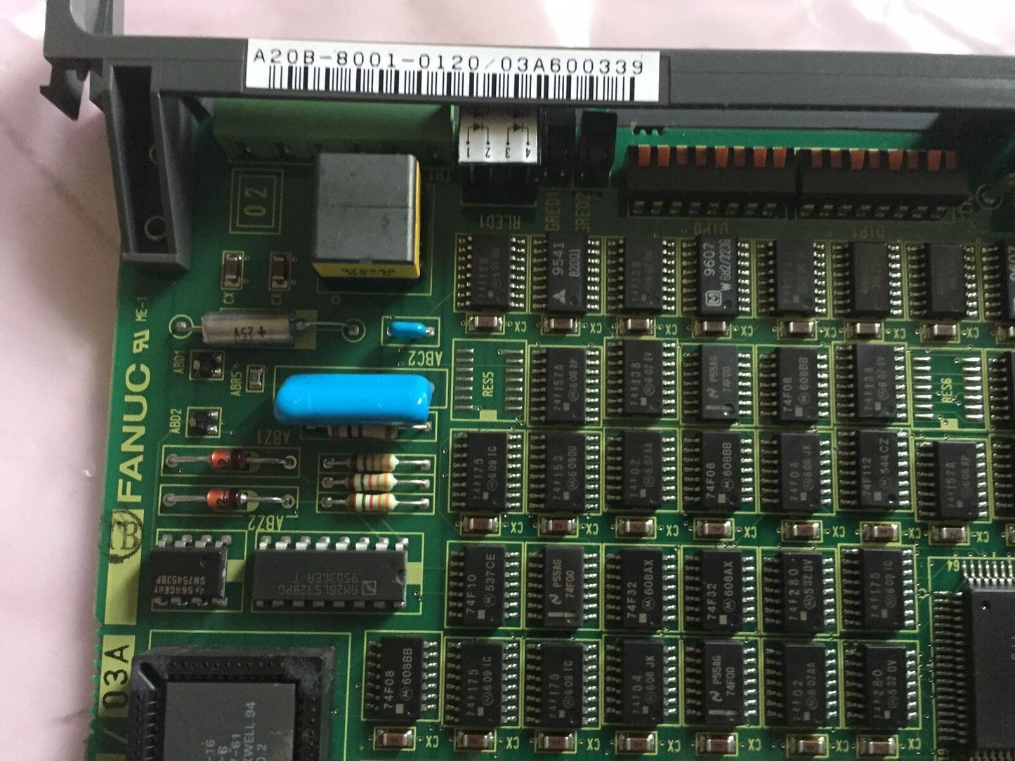 Fanuc A20b-8001-0120/03A,Fanuc A20b-8001-0120,A20b-1006-0220/01A,Ee