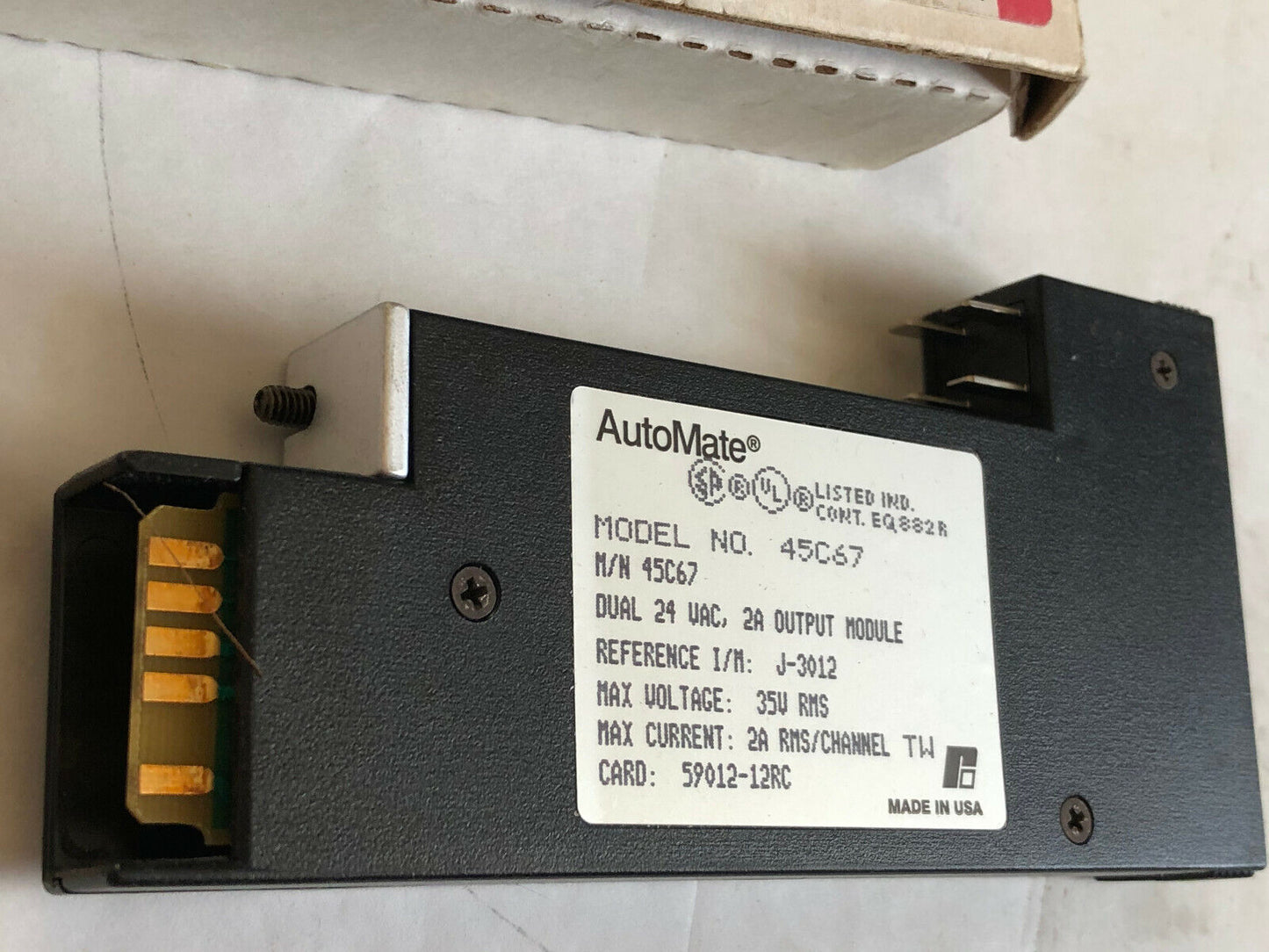 New Reliance Electric 45C67 Dual 24V 2A Output Module, Automate 45C67,Tl