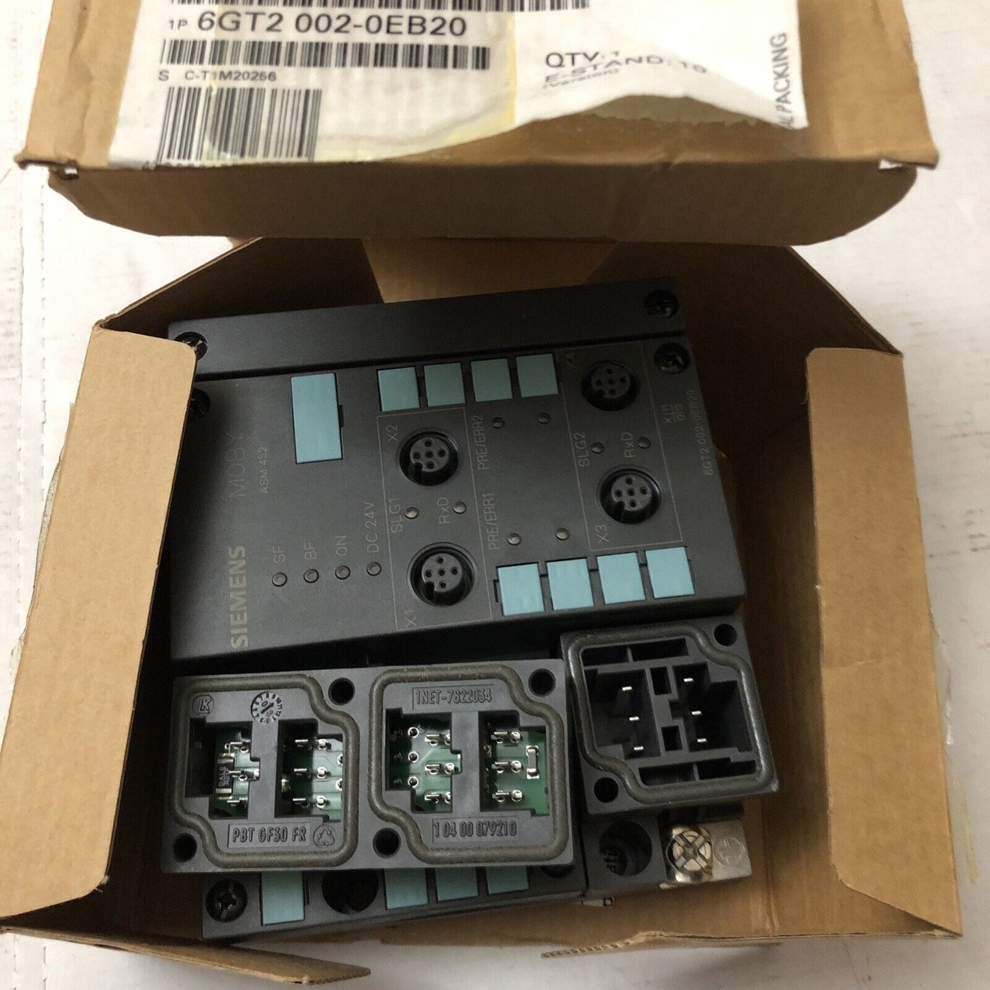 New Siemens 6Gt2 002-0Eb20 Interface Module Asm 452 Profi Dp/V1 Moby,Cr