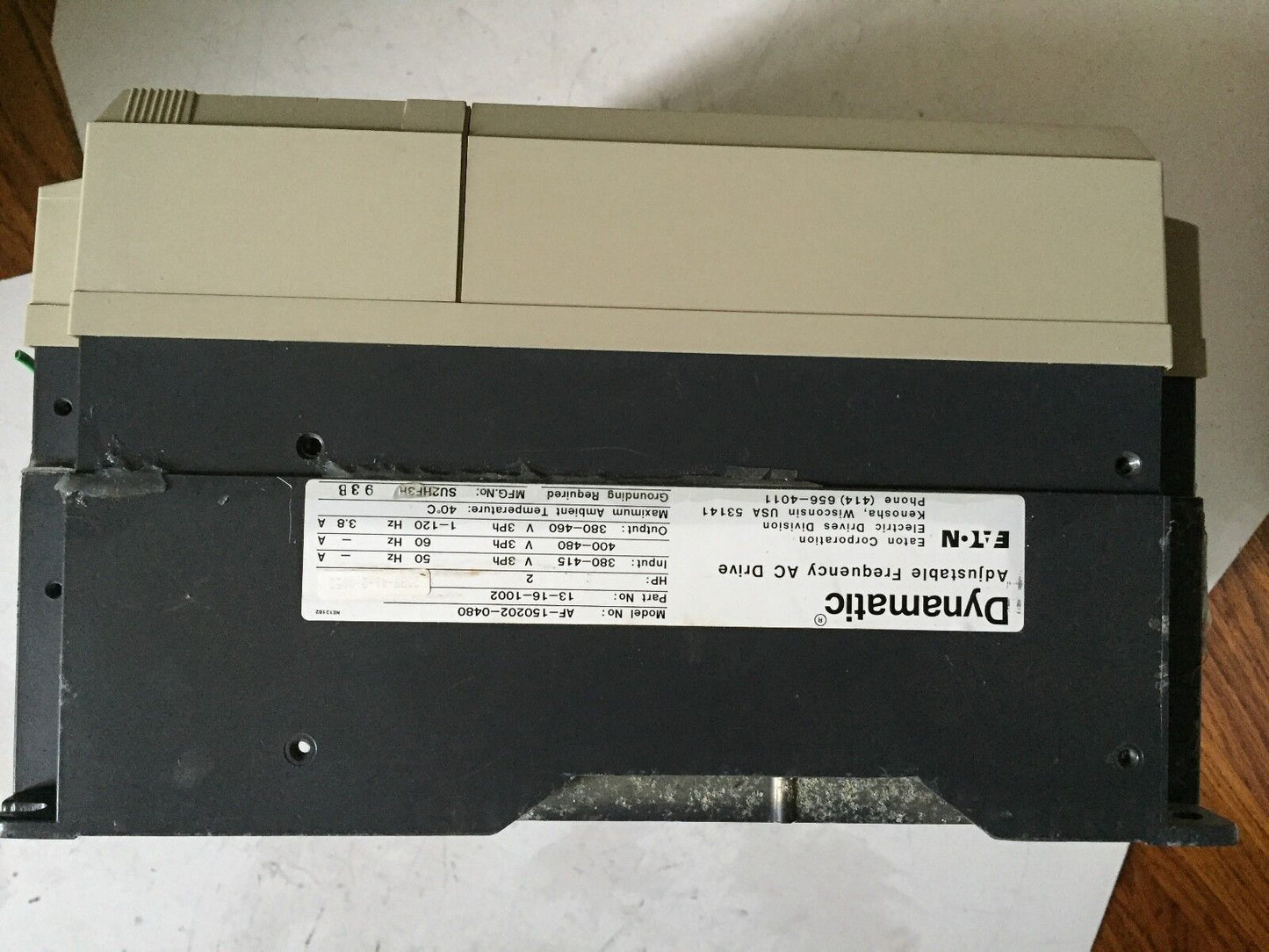 Eaton Af-150202-0480,13-16-1002,Dynamatic Af1500, 3.8A 480Vac 2Hp 380-460V,Ag