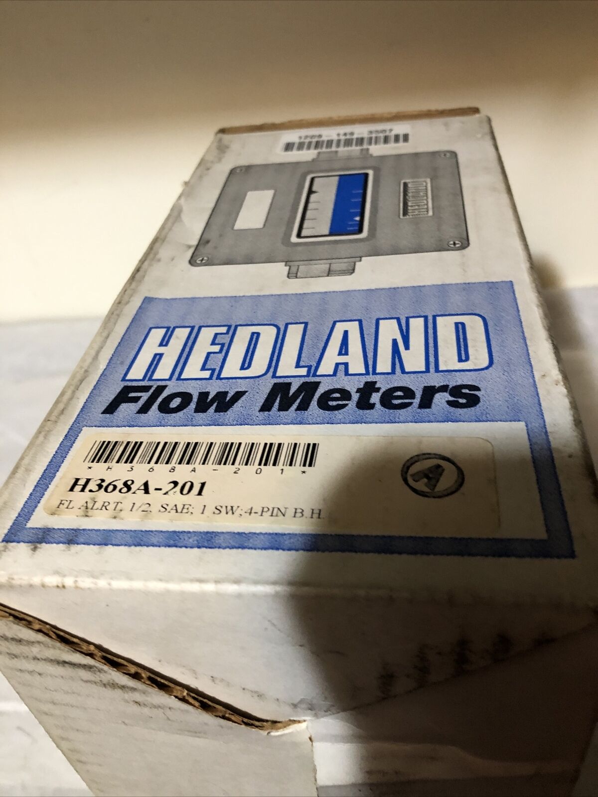New Hedland H368a-201 Flow-Alert Flow Meter/Switch, 3500 Psi Max, 1/2" Npt,Bu,Fg
