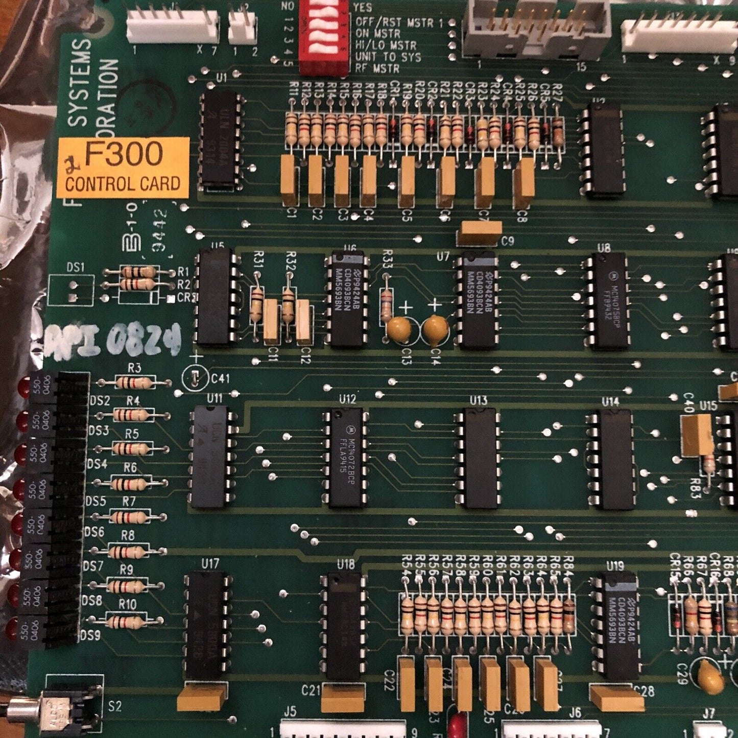 Fusion 038039 Rev Ab,Ac,Fusion Systems 03803, Autoroll P300 Control Card,Cw