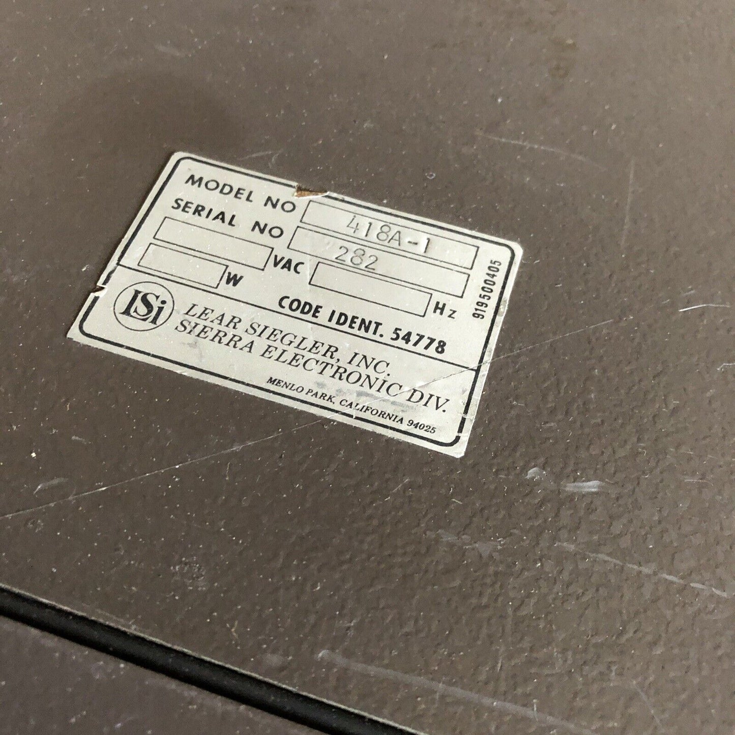 Sierra 418A-1,Siera 418A-1 Electronic 418A-1 Pcm-Error Performance Analyzer,Ta