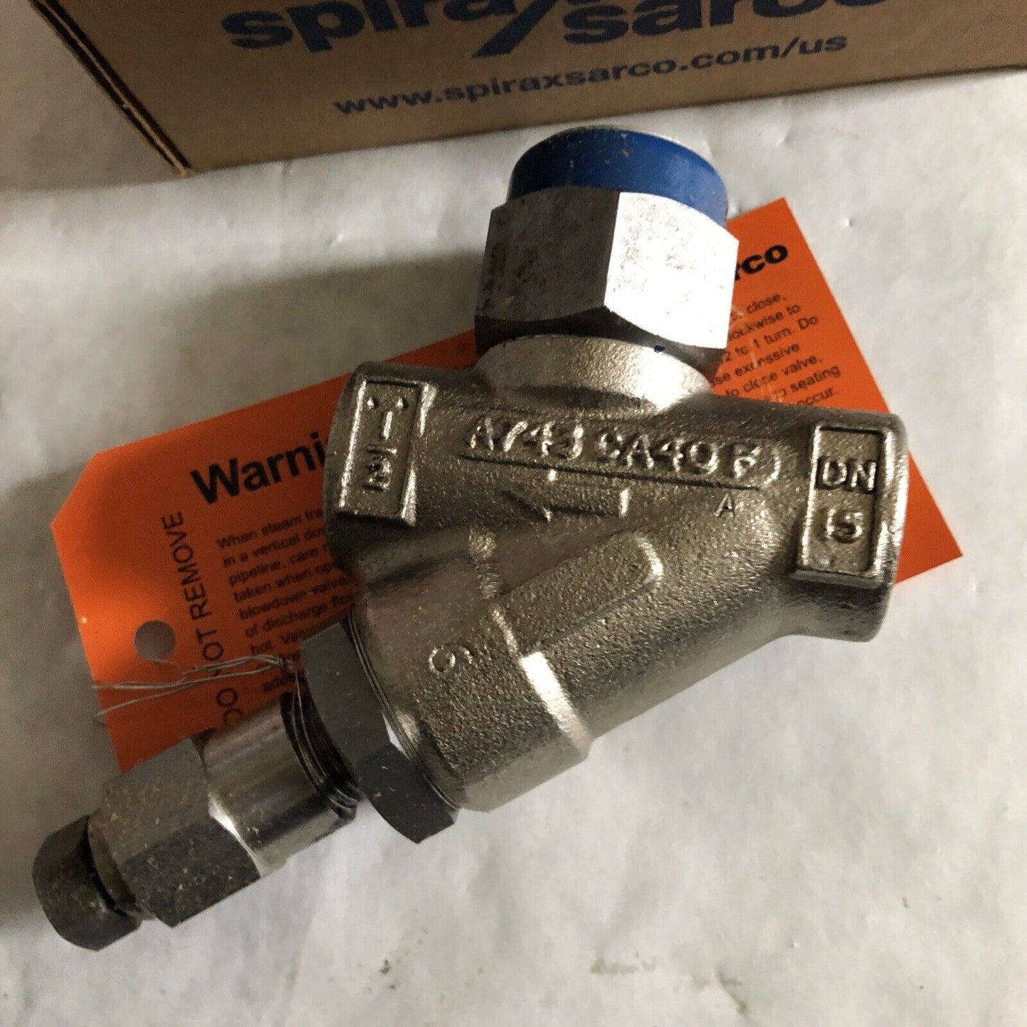 Spirax Sarco Td42l M21 W/ Blowdown Valve Thermodynamic 1/2” Steel Steam Trap,Bl