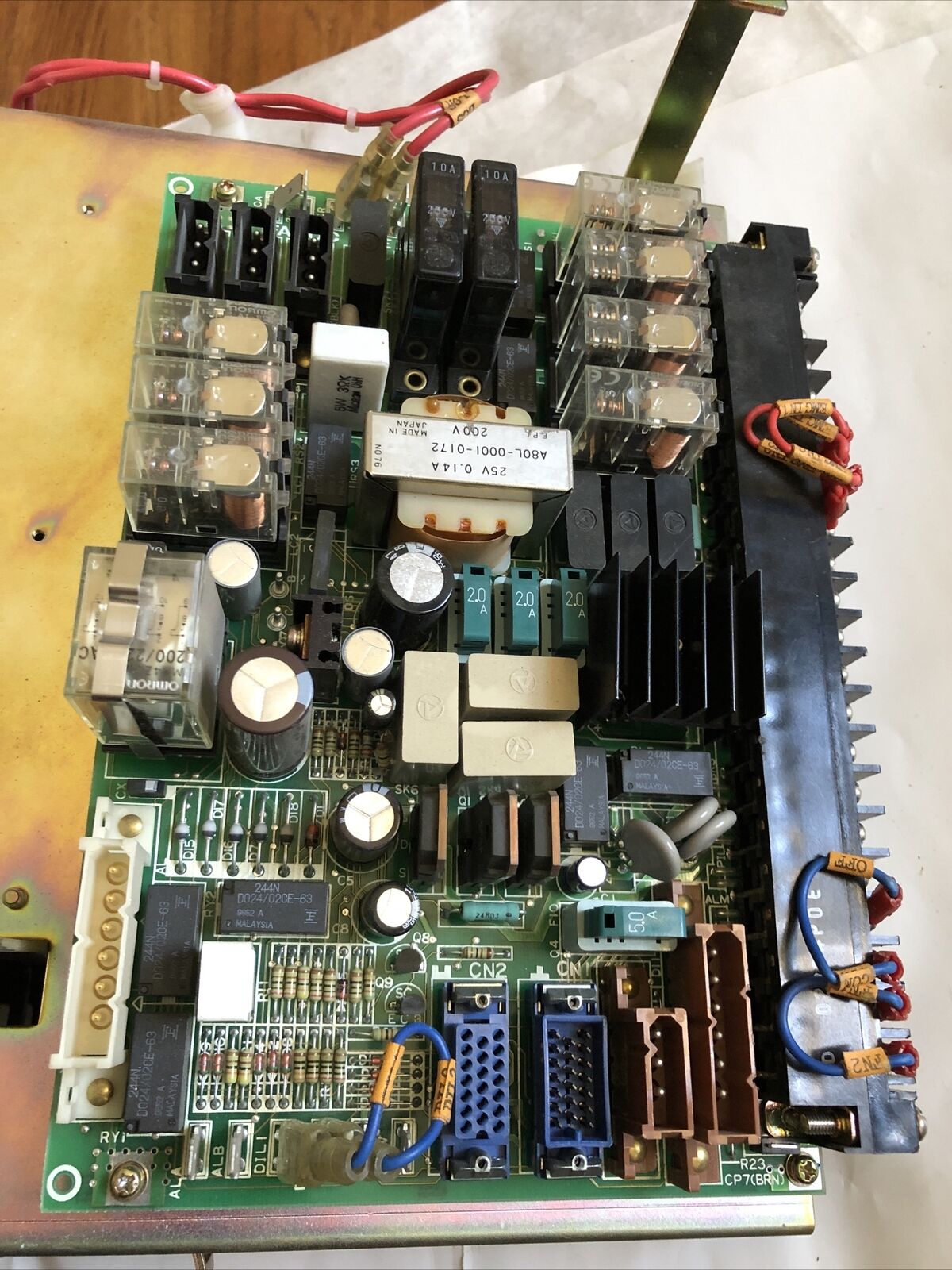 Fanuc A14b-0076-B325 01 Power Input Unit , P007p0005,Hitachi H20, Ec